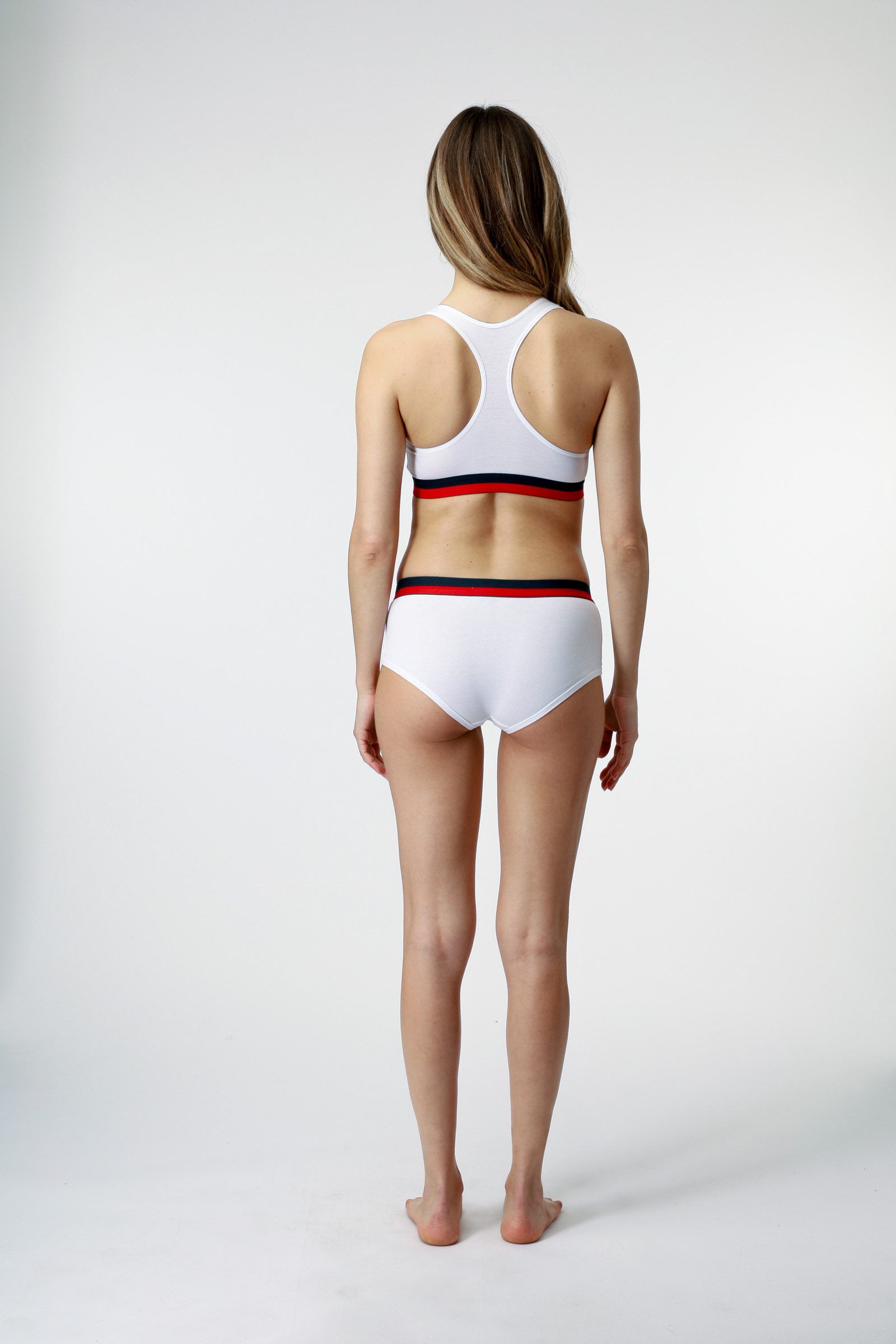 Fila Bustier met elastische band met logo-motief