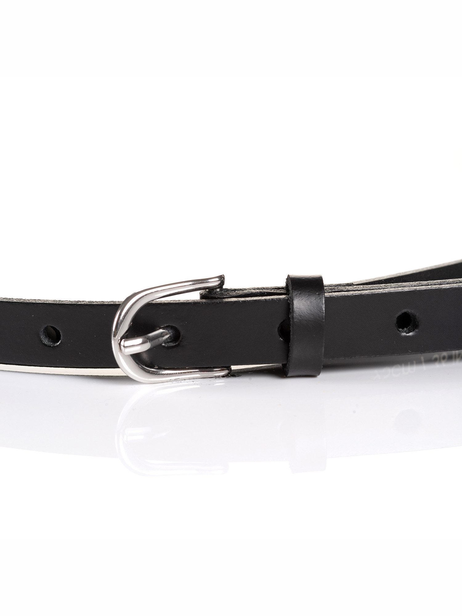 Tom Tailor Synthetische riem TTDPAULA van glad echt leer met filigraan gesp - 1,5 cm smal