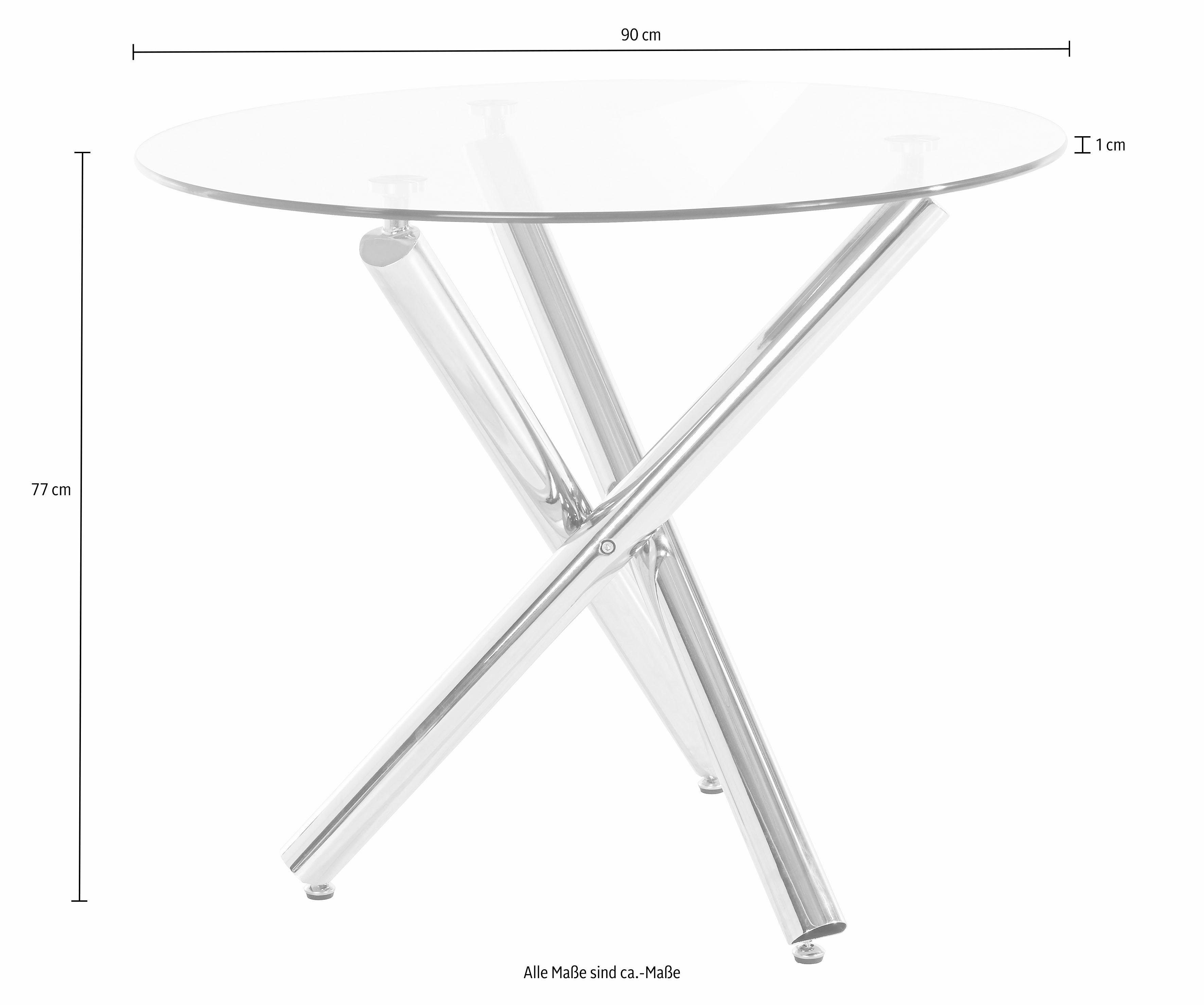 INOSIGN Eettafel Breedte 90-130 cm