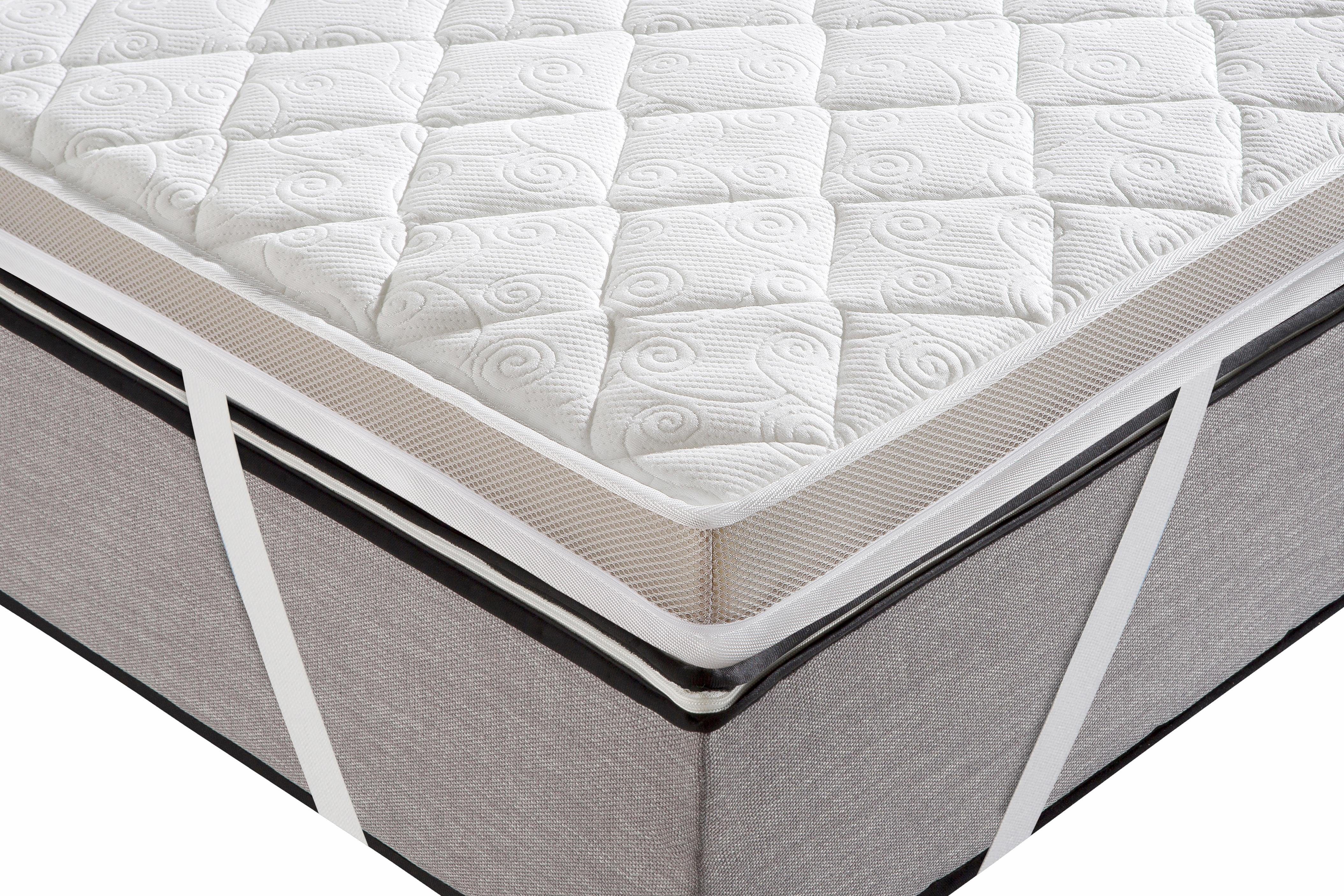 Hanse by RIBECO Topmatras Ole Matras topper 90x200 cm & 140x200 cm en andere maten (1 stuk)