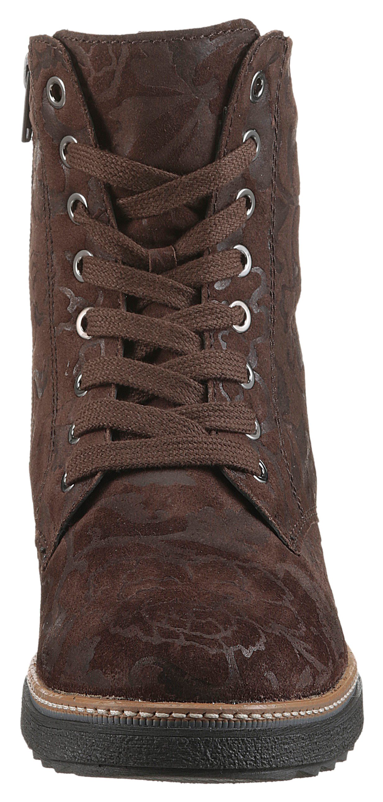 Waldläufer Veterlaarsjes KITOMI Veterboots, winterlaarzen, comfortabele schoen in extra brede schoenwijdte K