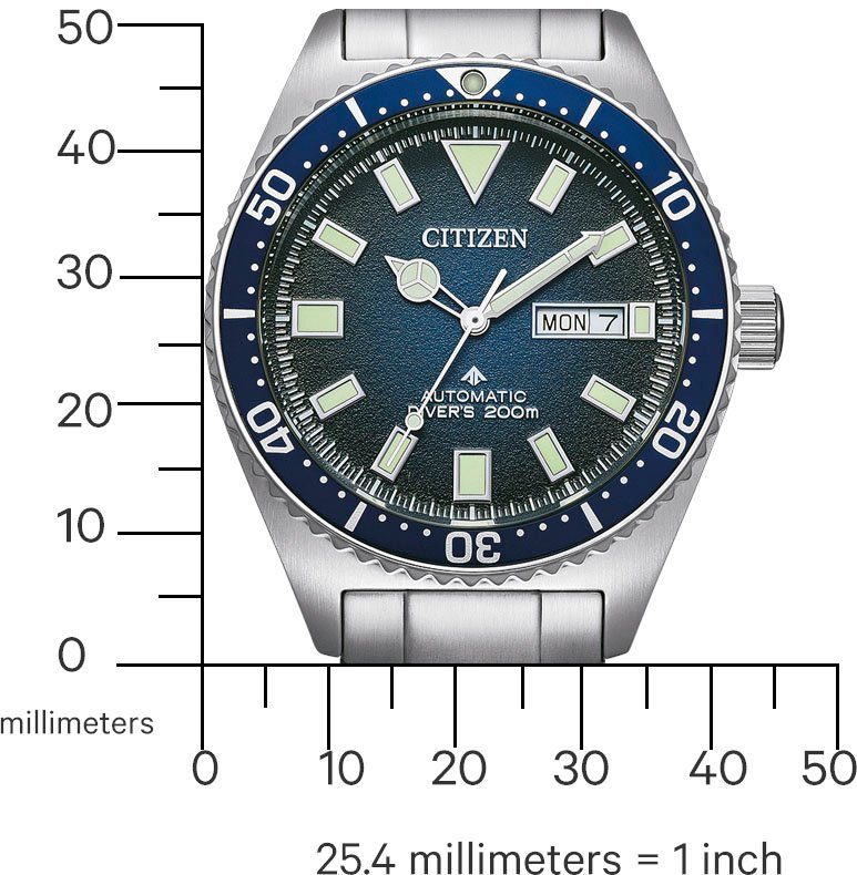 Citizen Automatisch horloge Promaster Mechanical Diver Polshorloge, herenhorloge, dameshorloge, duikhorloge, tot 20 bar waterdicht
