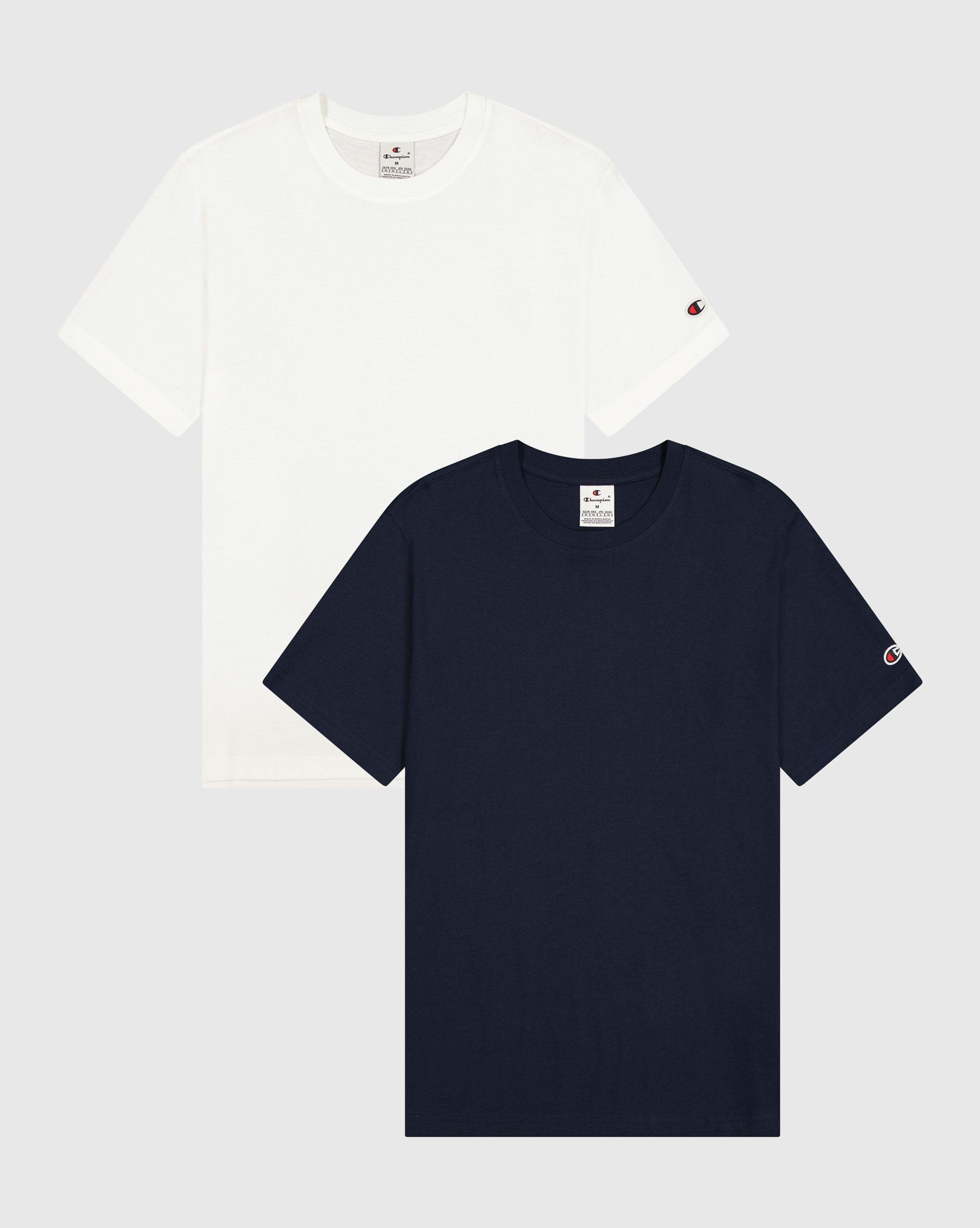 Champion T-shirt 2PACK CREW-NECK Basic shirt dubbelpack (set 2-delig Set)