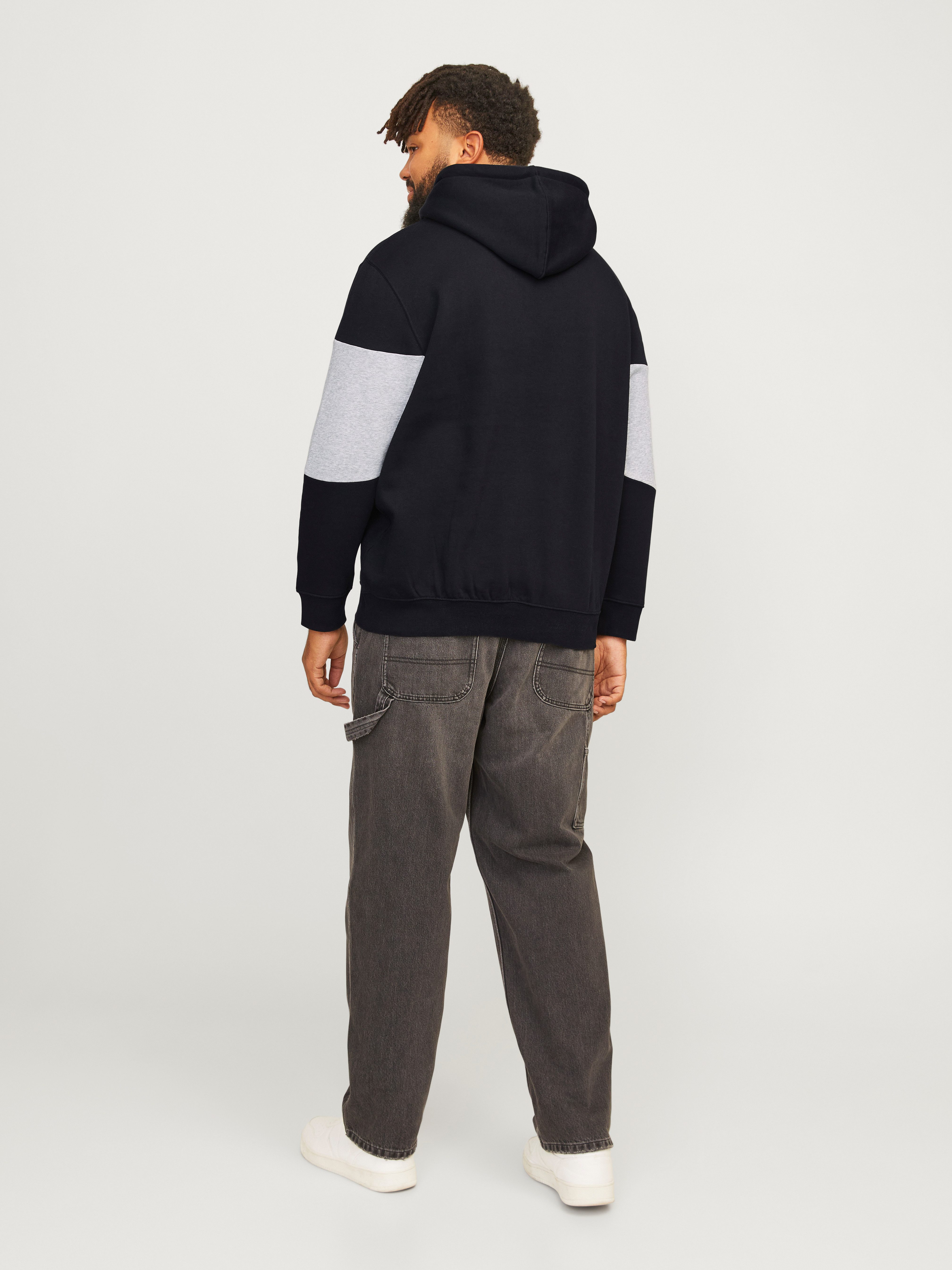 Jack & Jones PlusSize Hoodie JJELEGACY BLOCKING SWEAT HOOD NOOS PLS