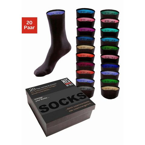 NU 15% KORTING: H.I.S sokken (set van 20 paar)