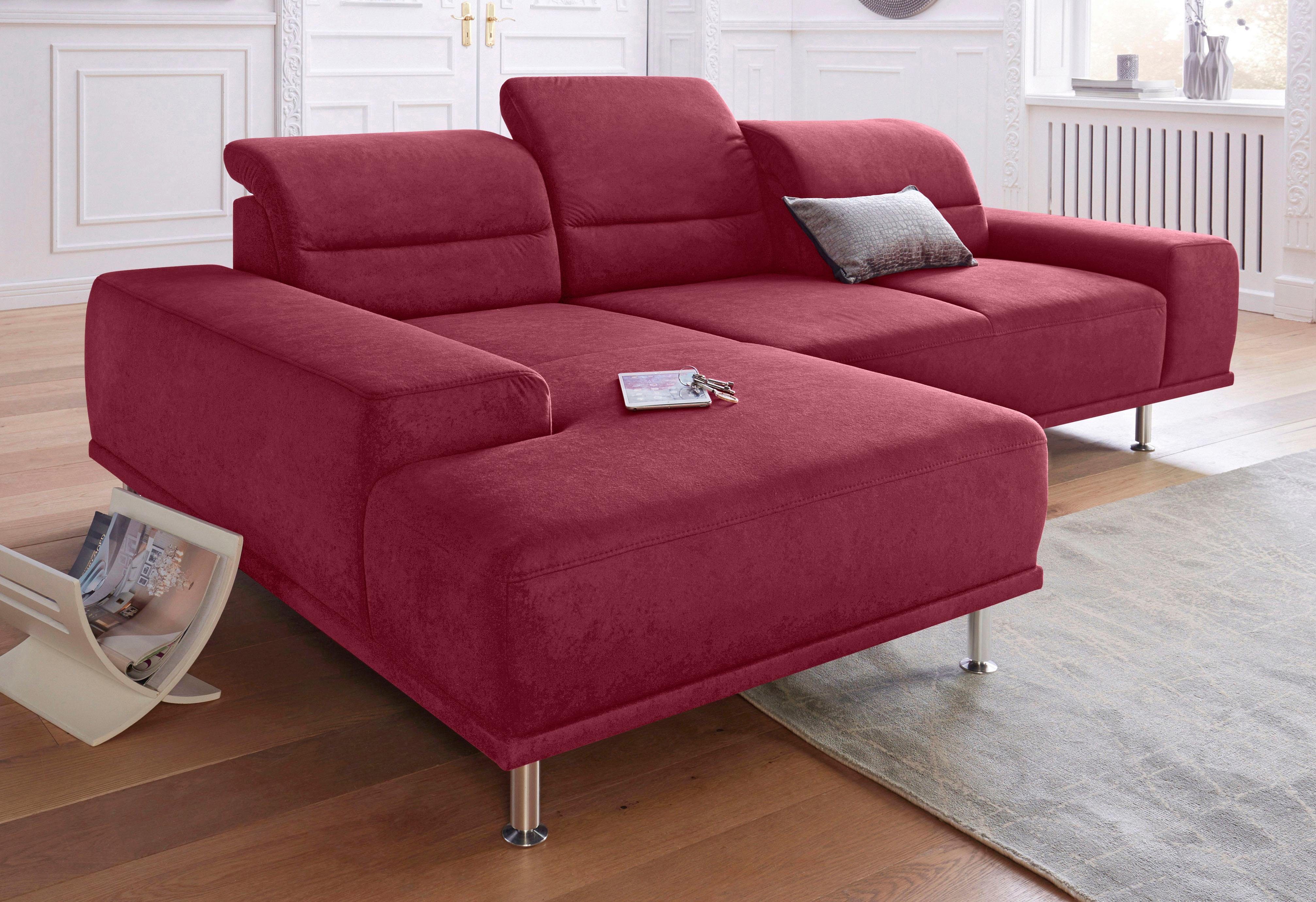 Sit&more Hoekbank Mariola L-vorm met récamier en binnenvering, inclusief verstelbare zitdiepte