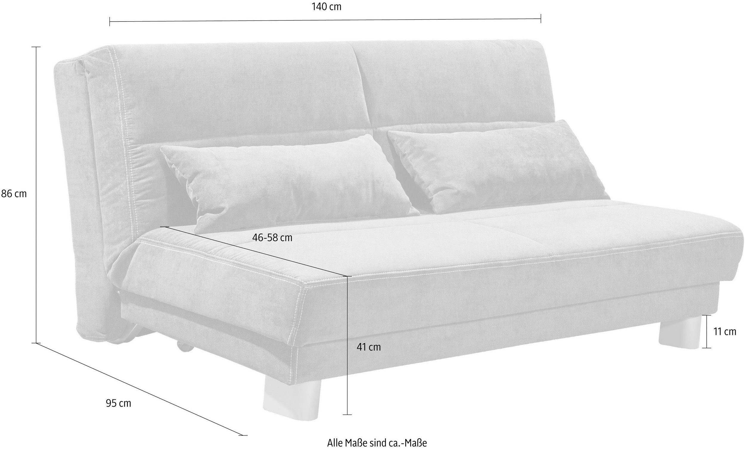 INOSIGN Slaapbank GINA in een handomdraai van bank in bed te veranderen