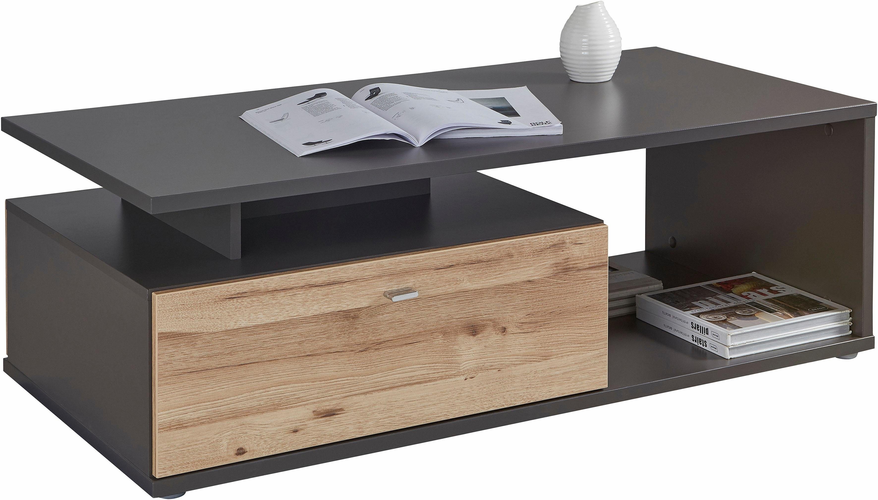 FORTE Salontafel Como Salontafel, lade, soft close, B/H/D 120/40,2/59 cm