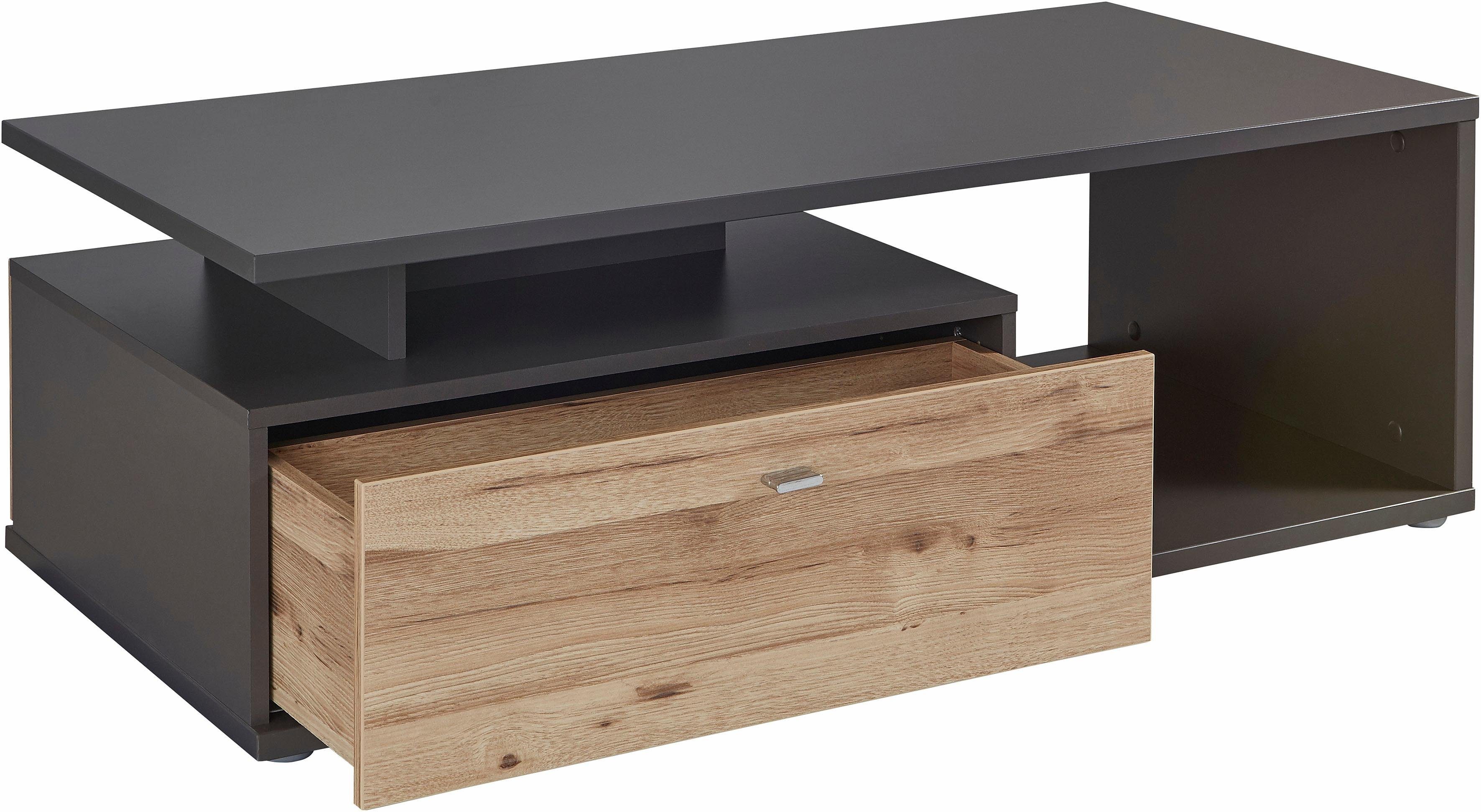 FORTE Salontafel Como Salontafel, lade, soft close, B/H/D 120/40,2/59 cm
