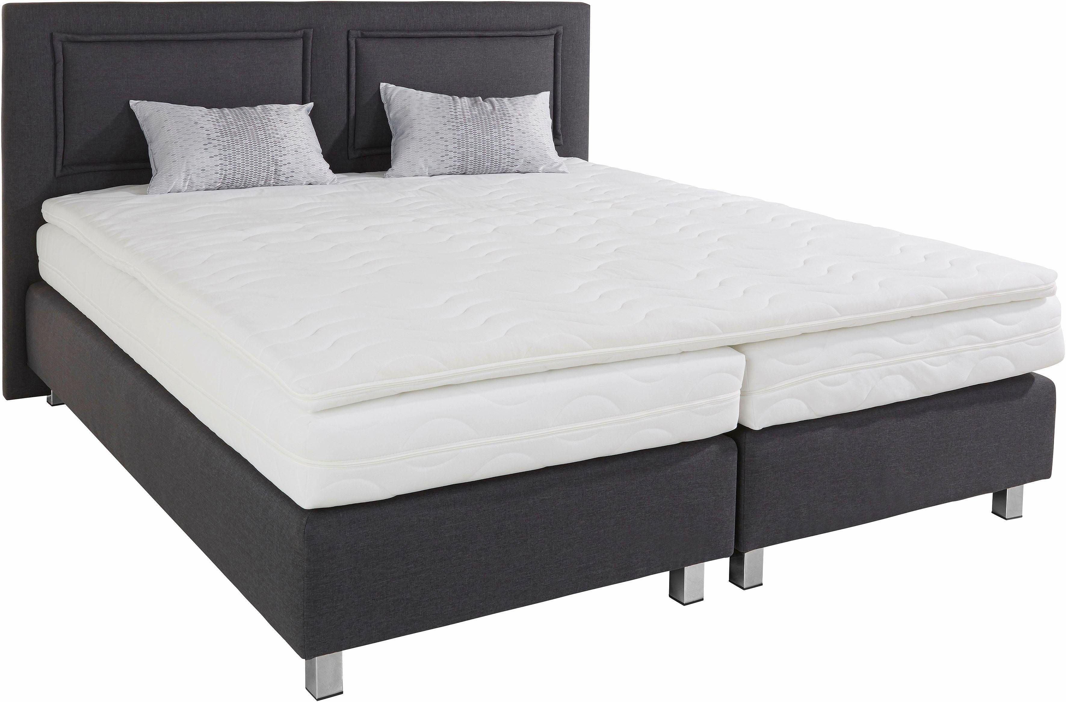 Westfalia Polsterbetten Boxspring incl. topmatras van koudschuim en sierkussen