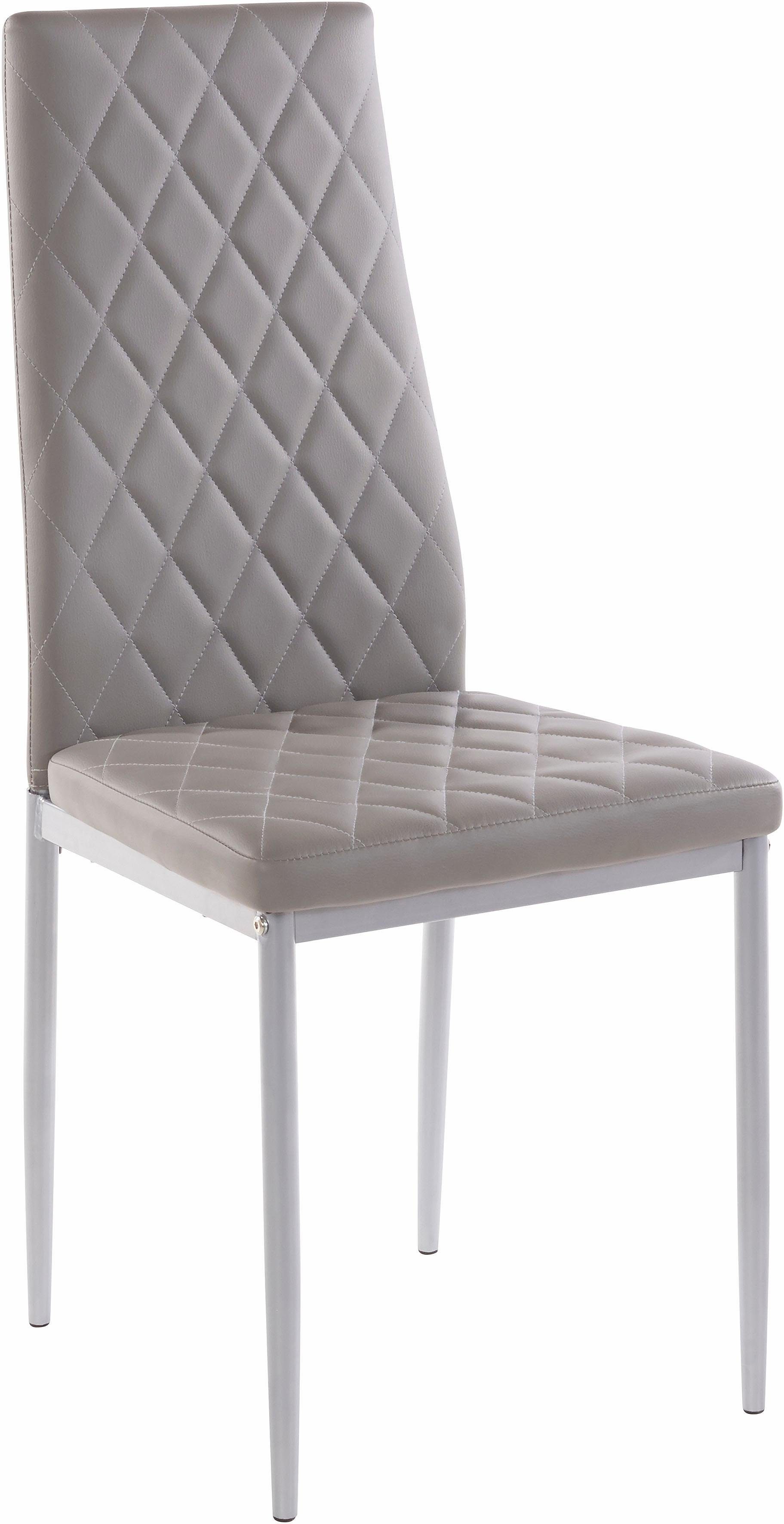 INOSIGN Eethoek met glazen tafel, breedte 120 cm (set, 5-delig)