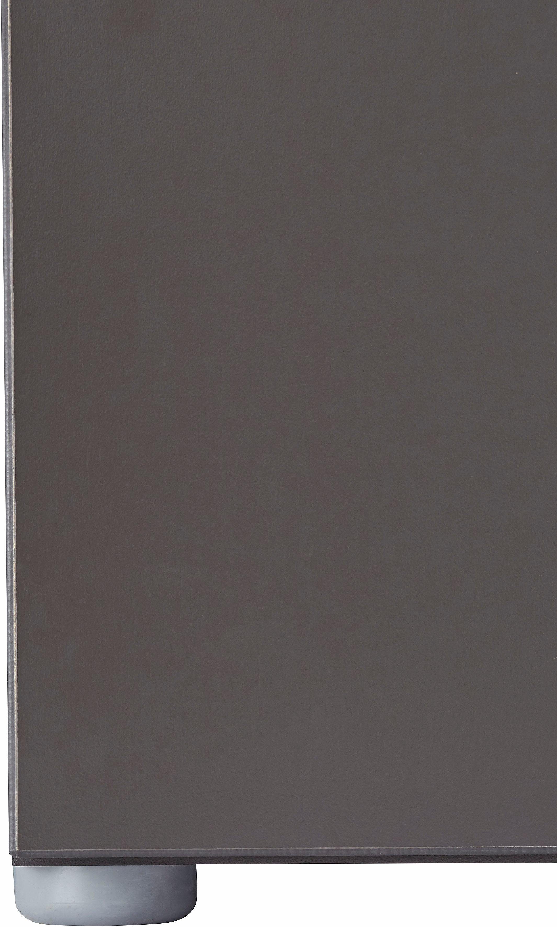 FORTE Dressoir Como Kast, opbergkast, LED verlichting, soft close, opbergruimte