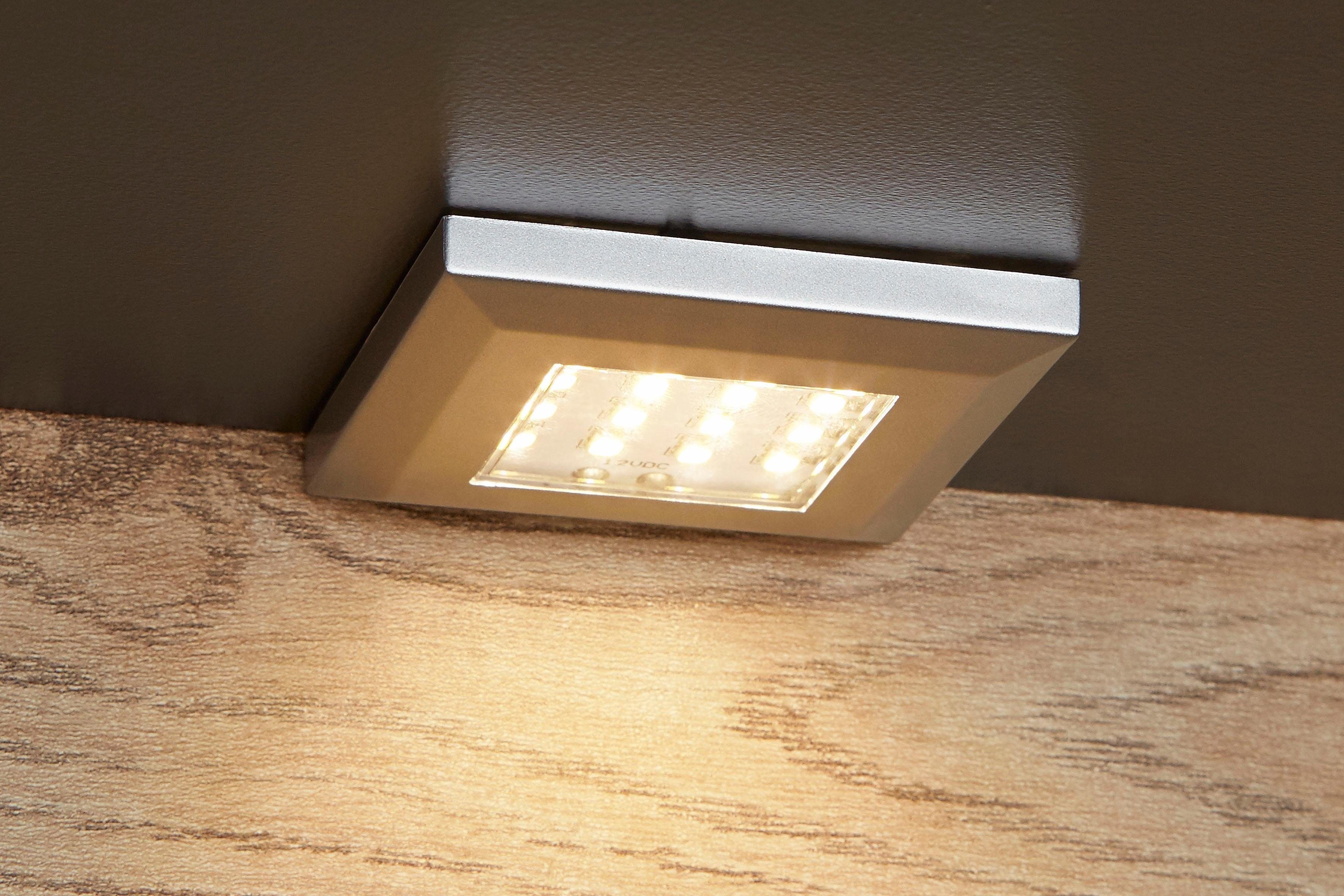 FORTE Dressoir Como Kast, opbergkast, LED verlichting, soft close, opbergruimte