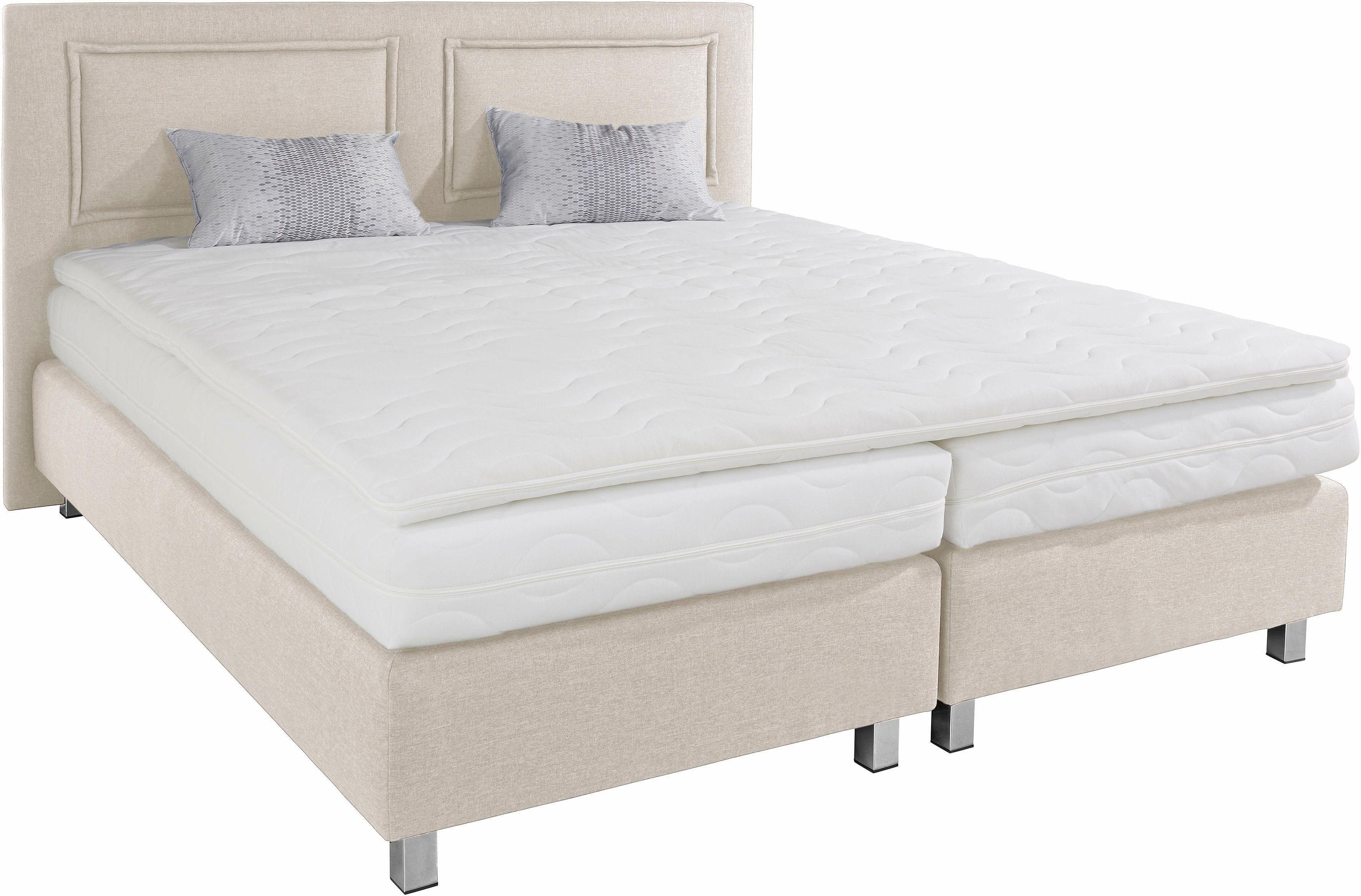 Westfalia Polsterbetten Boxspring incl. topmatras van koudschuim en sierkussen
