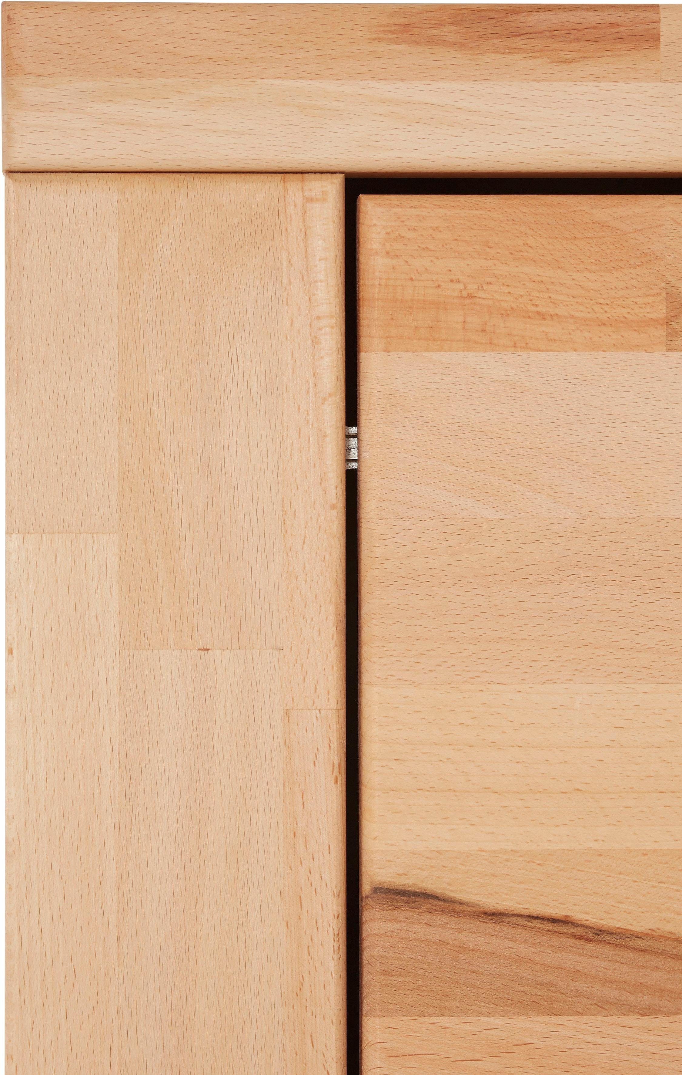 Home affaire Wandmeubel Kolding gedeeltelijk massief hout (set, 4-delig)