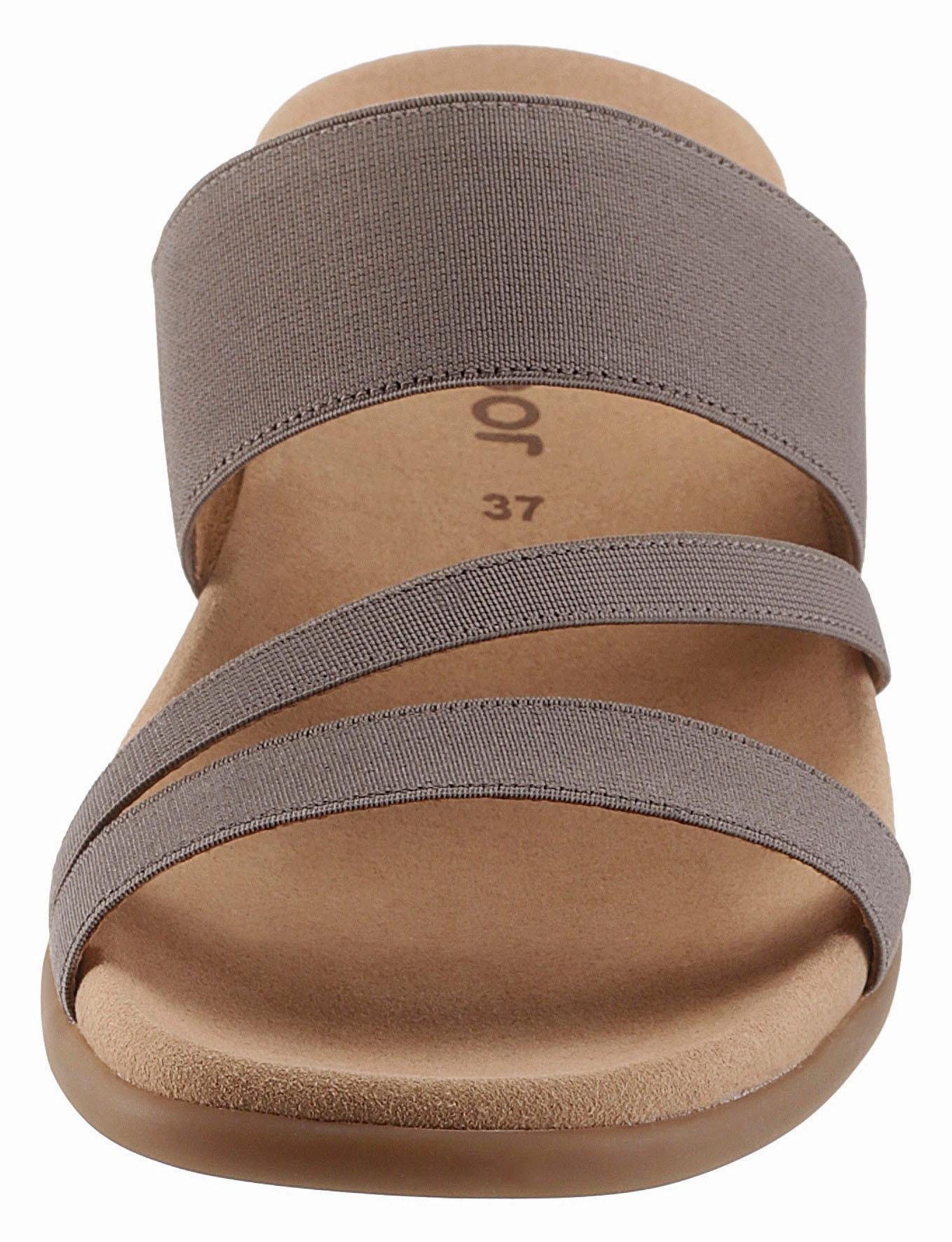 Gabor Slippers sleehak, zomerschoen, pantoffels met ademende leren voering
