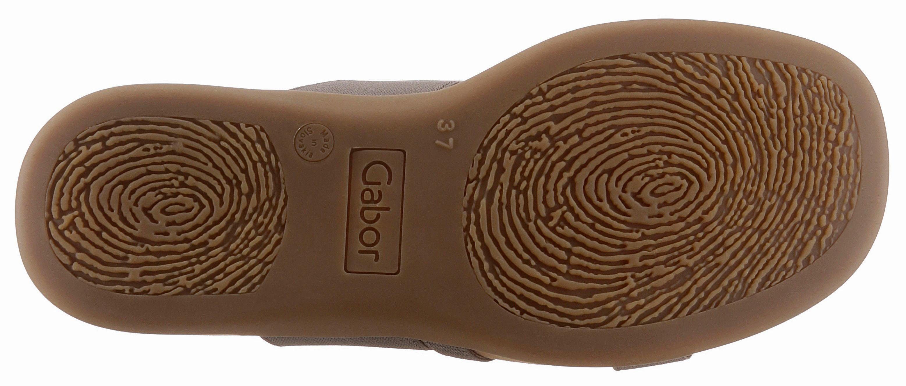 Gabor Slippers sleehak, zomerschoen, pantoffels met ademende leren voering
