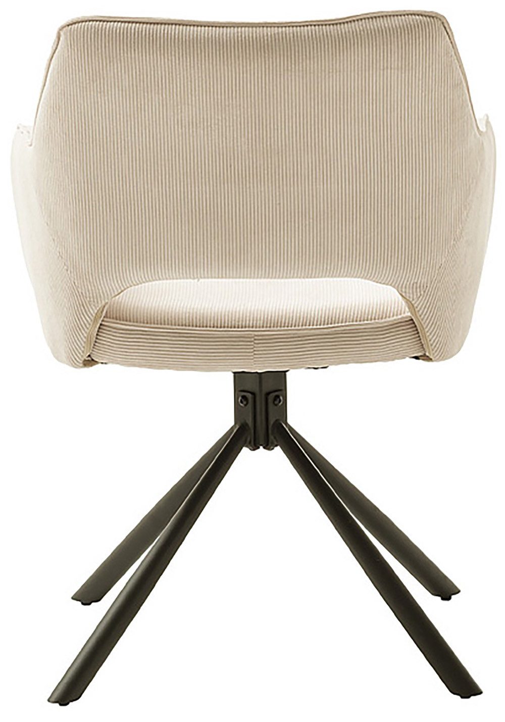 MCA furniture Eetkamerstoel Luzon (2-set), draaibaar 180°, belastbaarheid 120 kg, zithoogte ca. 50 cm