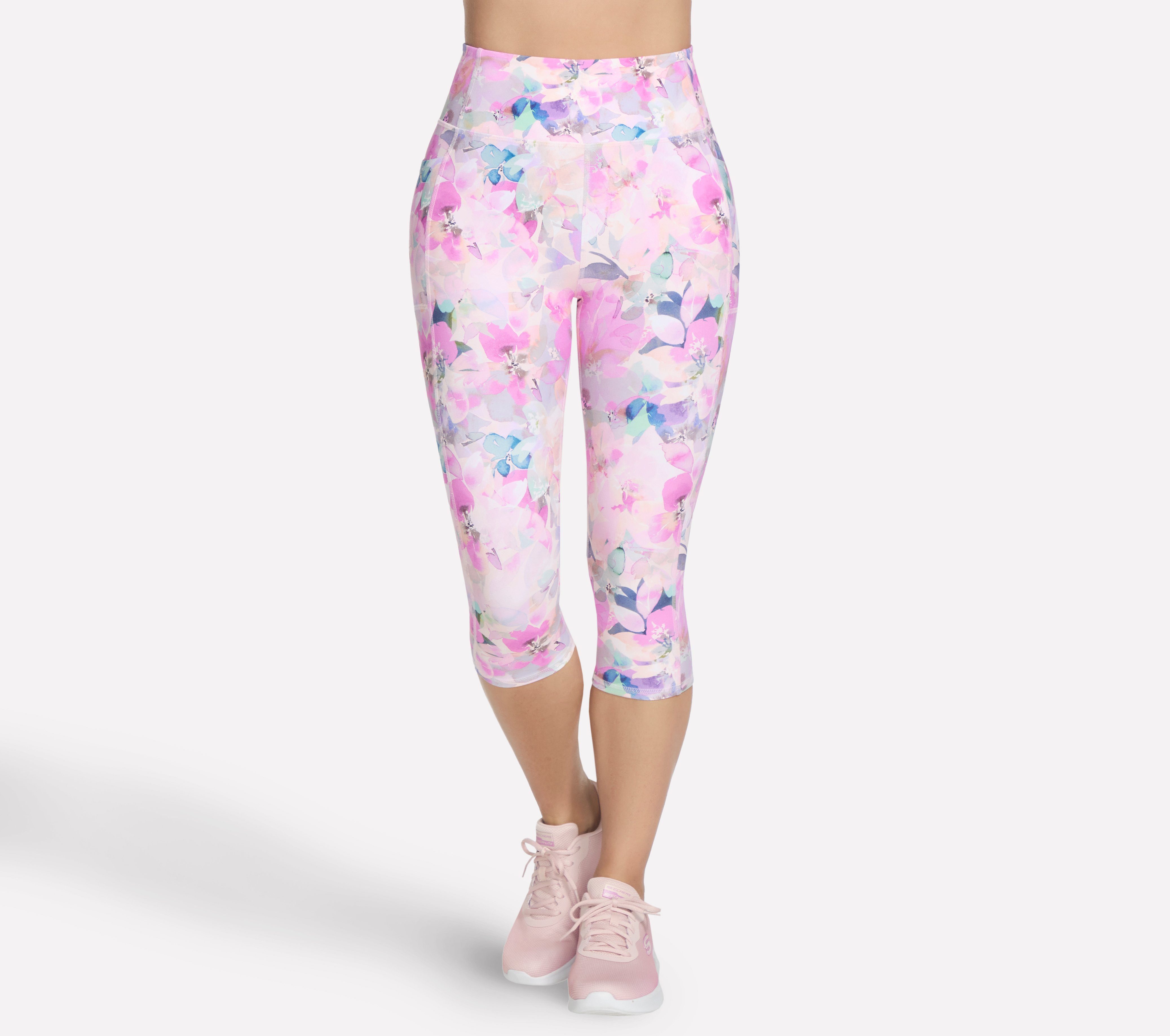 Skechers Functionele tights PEACH SEASCAPE FLORAL dames fitness maat XS (34)