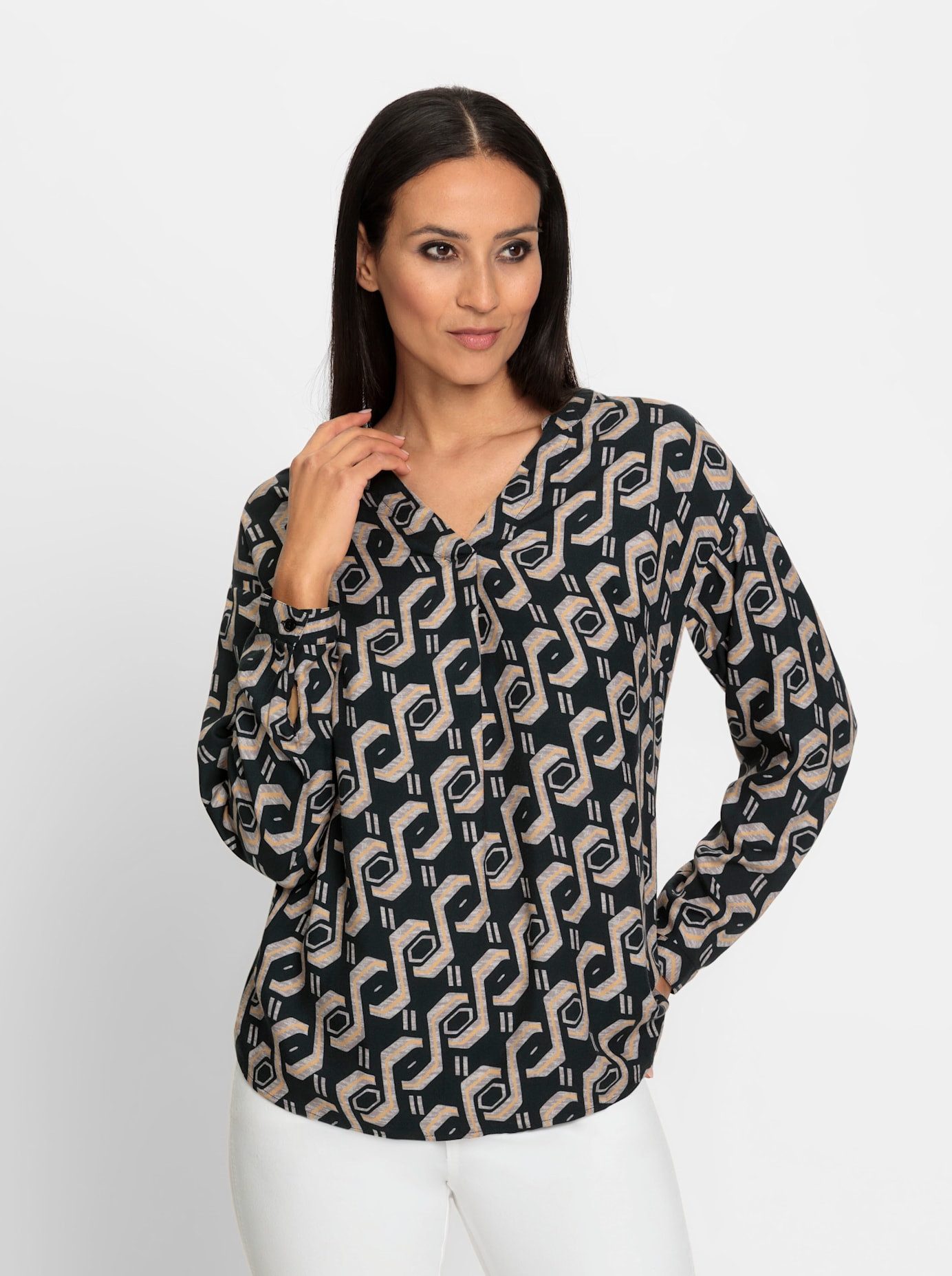 heine Blouse met lange mouwen