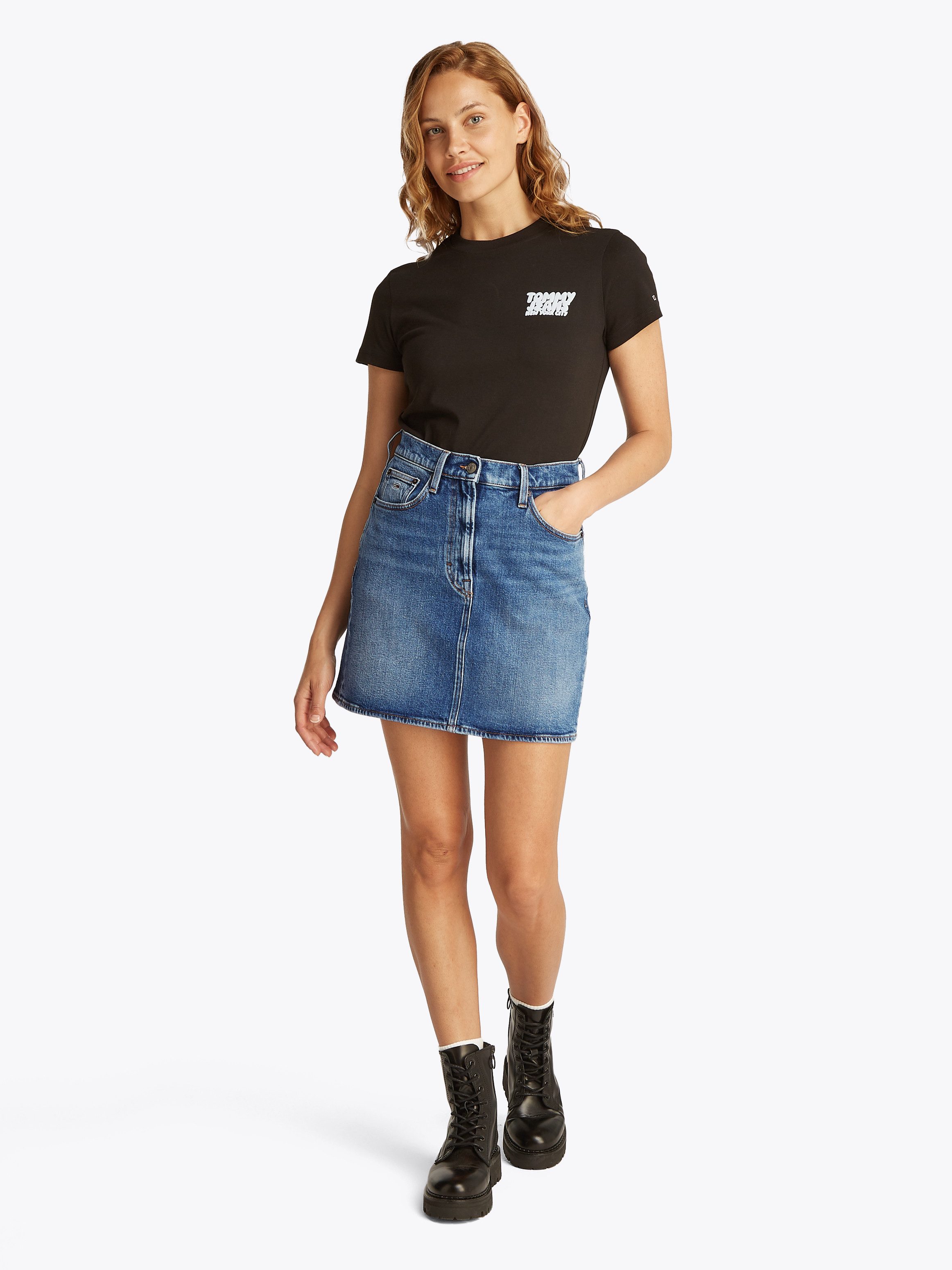 TOMMY Jeans rok MOM SKIRT BI0134