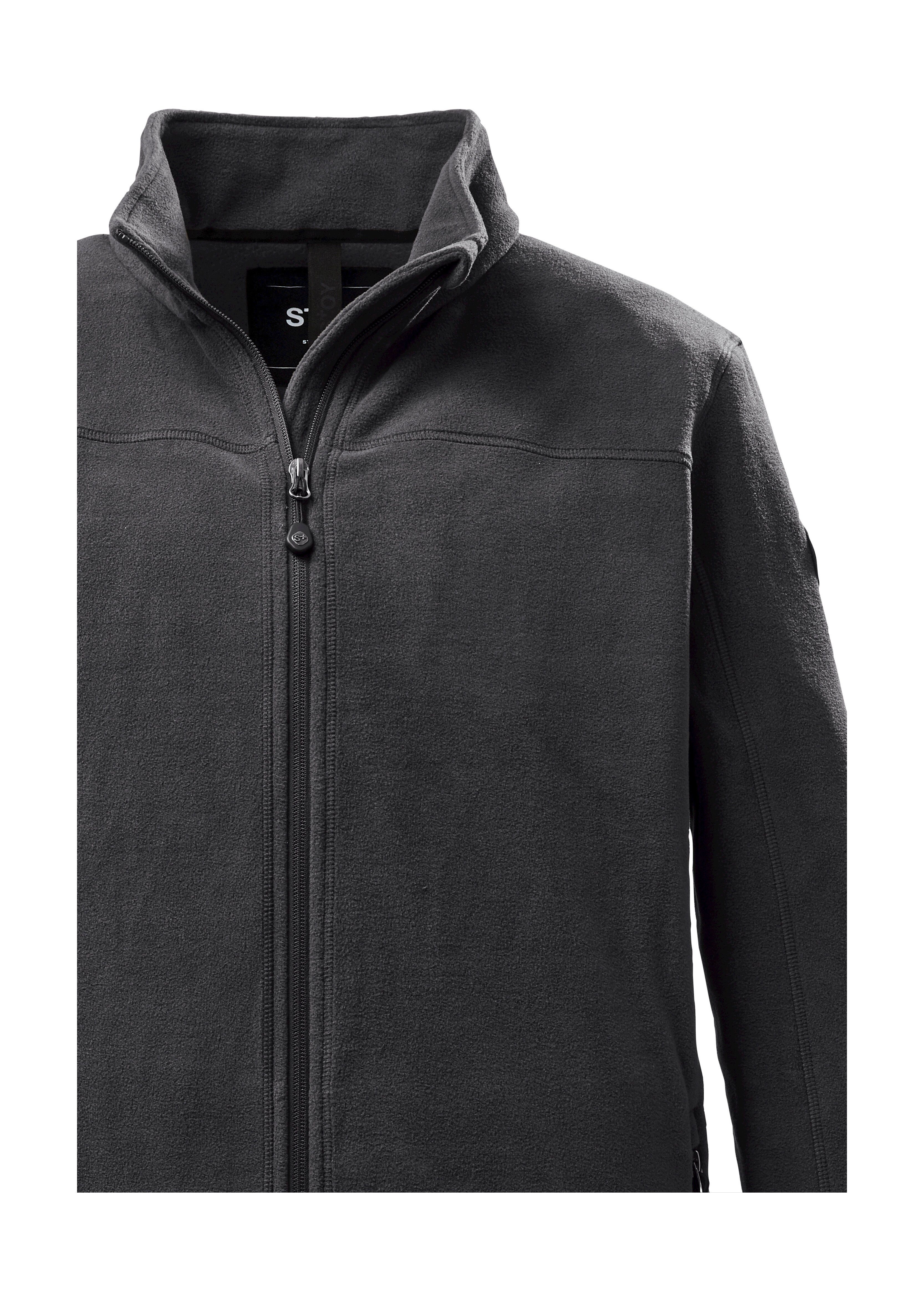 STOY Fleecejack STS 18 MN JCKT Lichte fleecejas met stretch, kinbescherming en ritszakken