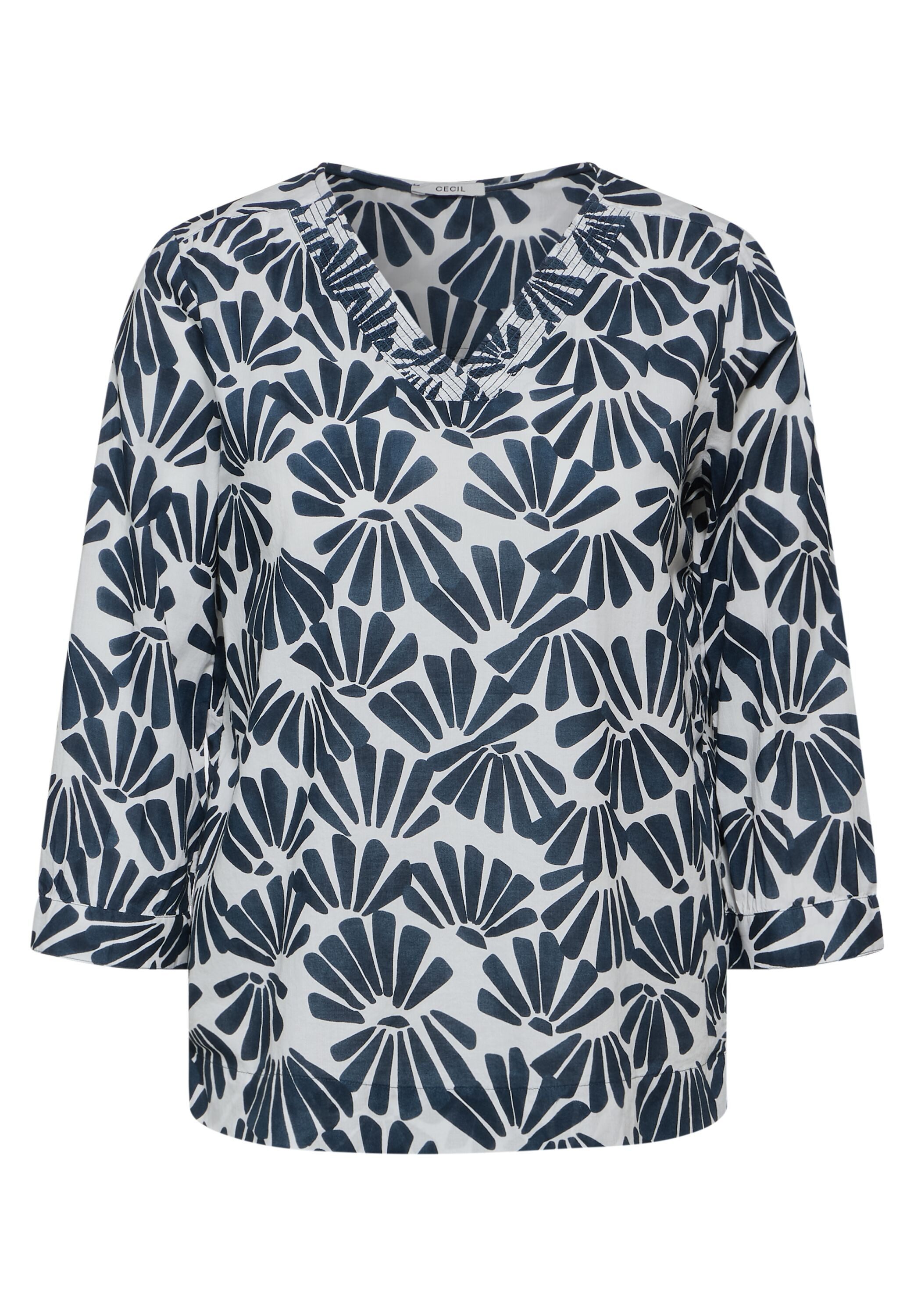 Cecil Blouse met lange mouwen met printdetails