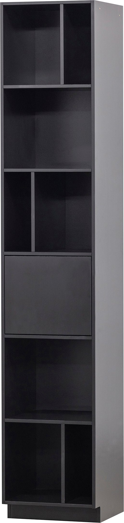 WOOOD Boekenkast Finca Plank met push-to-open systeem, hoogte 210 cm x breedte 40 cm