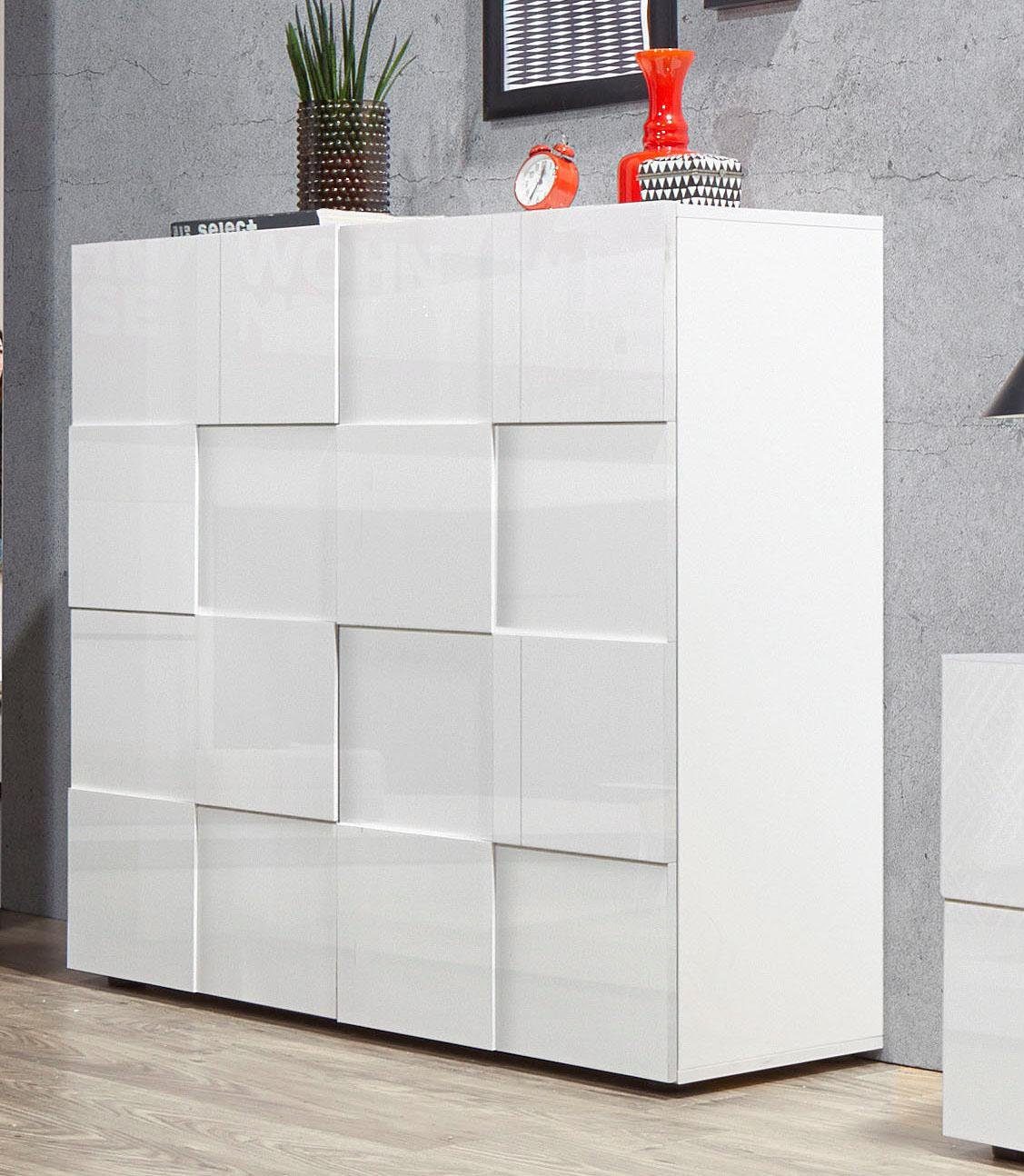 INOSIGN Highboard Dama Hoogte 111 cm, Breedte 121 cm, Commode 2 deuren, Hoge commode