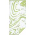 egeria badlaken marble met patroon (1 stuk) groen