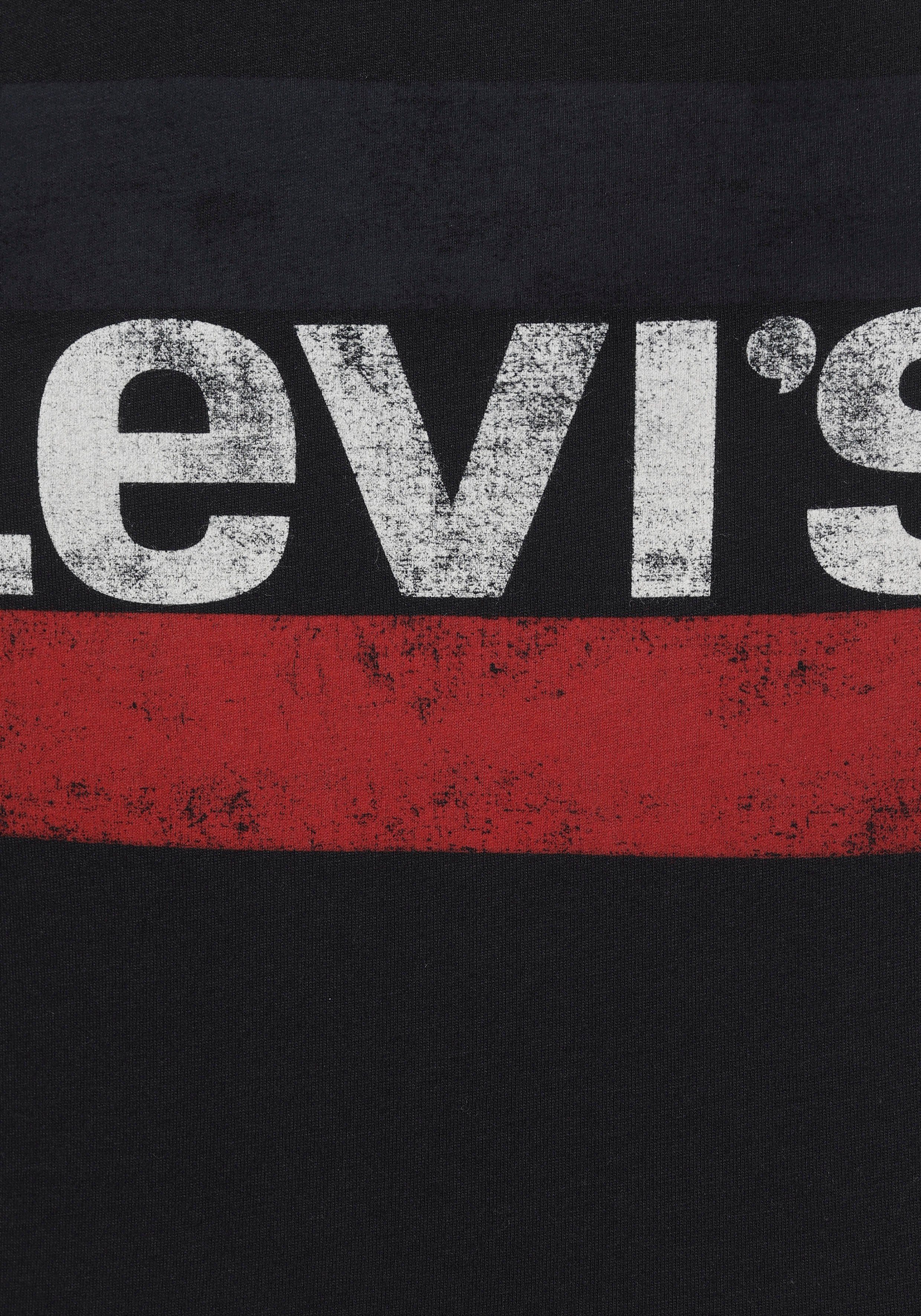 Levi's® T-shirt met grote logoprint