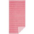 egeria badlaken line in streepdesign (1 stuk) roze