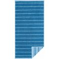 egeria handdoek line in streepdesign (2 stuks) blauw