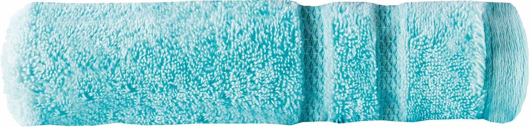 Egeria Handdoeken Micro touch Streeprand, extreem absorberend & zacht, 100% katoen (2 stuks)