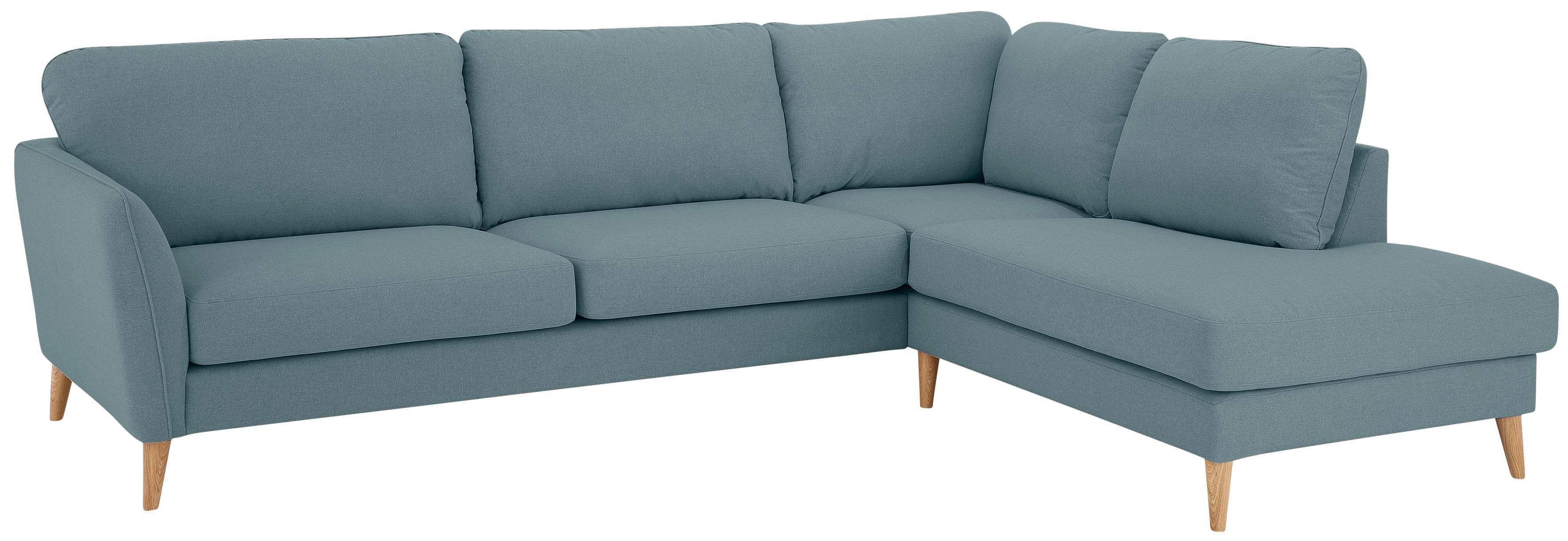 Home affaire Hoekbank MARSEILLE 278/202 cm, L-vorm, ottoman rechts/links, verschillende bekledingen
