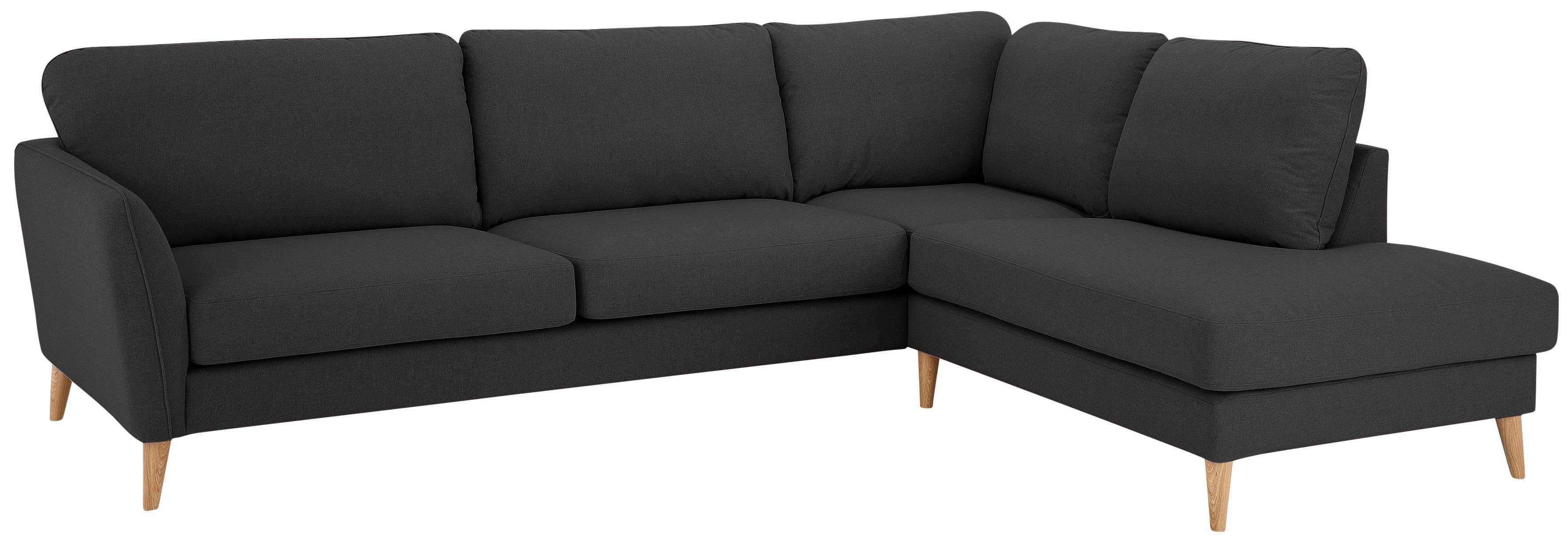 Home affaire Hoekbank MARSEILLE 278/202 cm, L-vorm, ottoman rechts/links, verschillende bekledingen