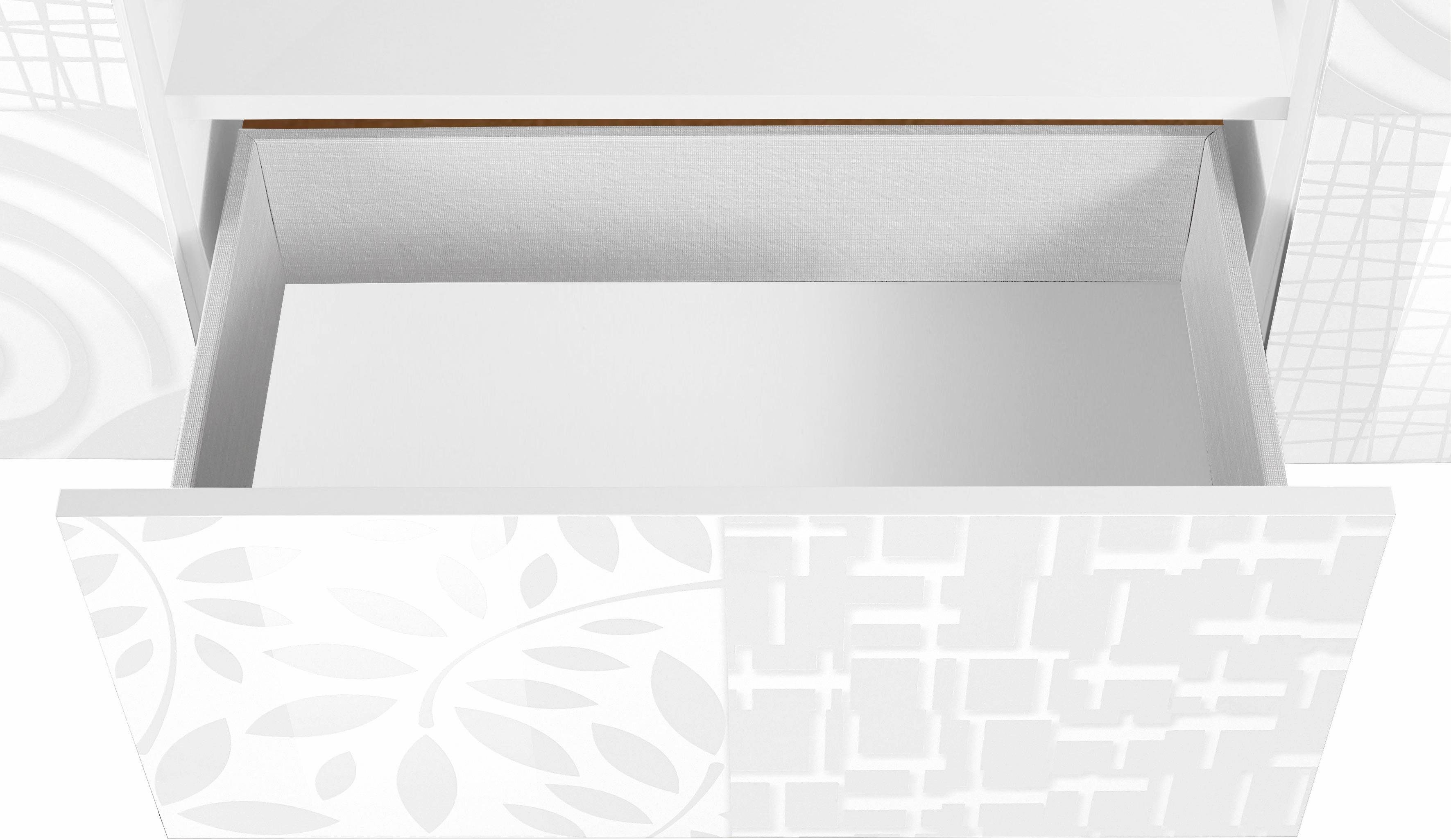 INOSIGN Tv-meubel Miro Breedte 181 cm met decoratieve zeefdruk