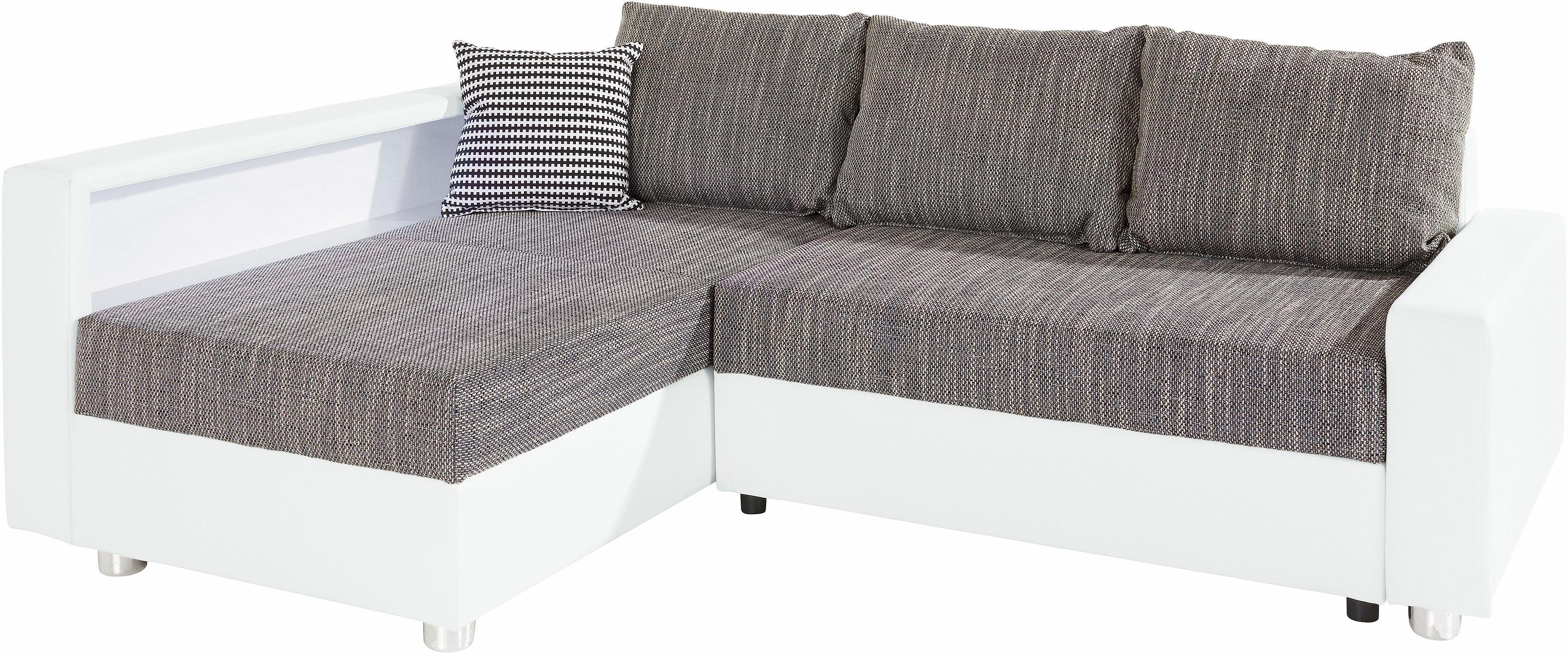 COLLECTION AB Hoekbank Relax L-vorm inclusief slaapfunctie, binnenvering, naar keuze met rgb-ledverlichting