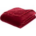 goezze deken premium cashmere feeling met een premium kasjmier gevoel rood