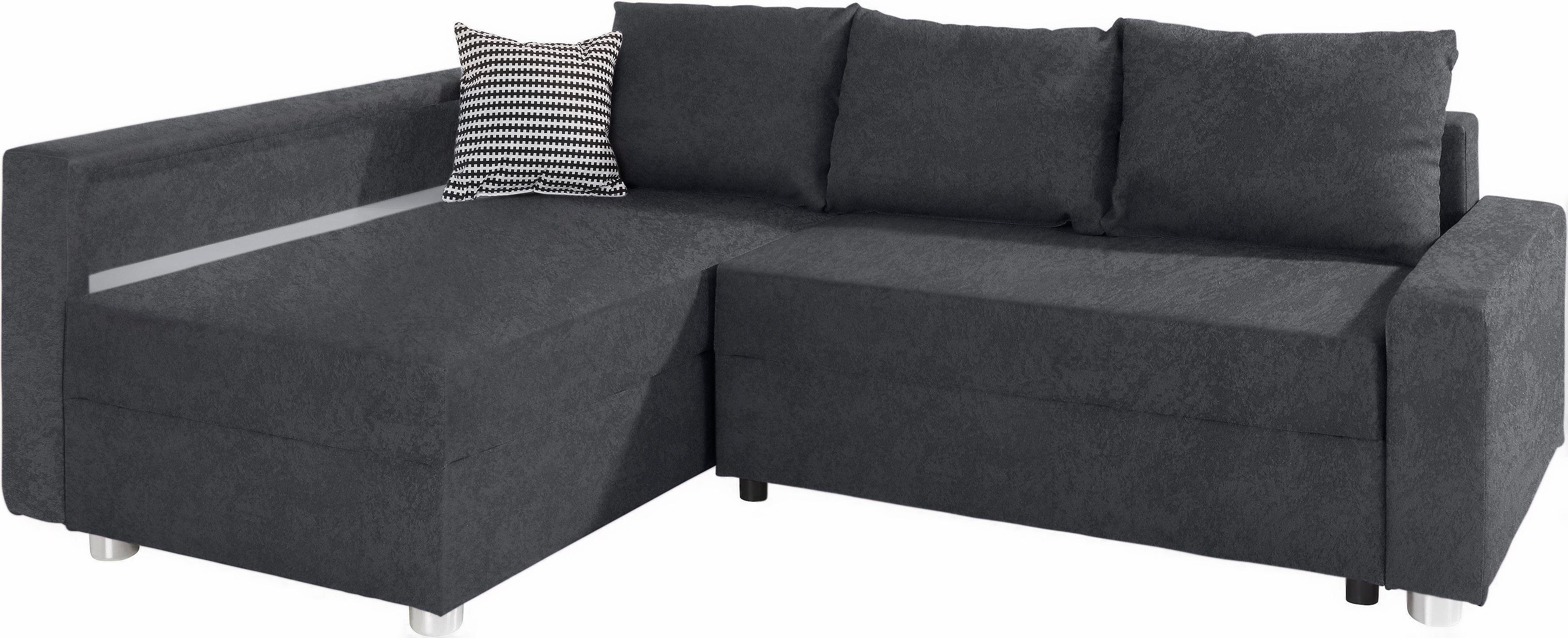 COLLECTION AB Hoekbank Relax L-vorm inclusief slaapfunctie, binnenvering, naar keuze met rgb-ledverlichting
