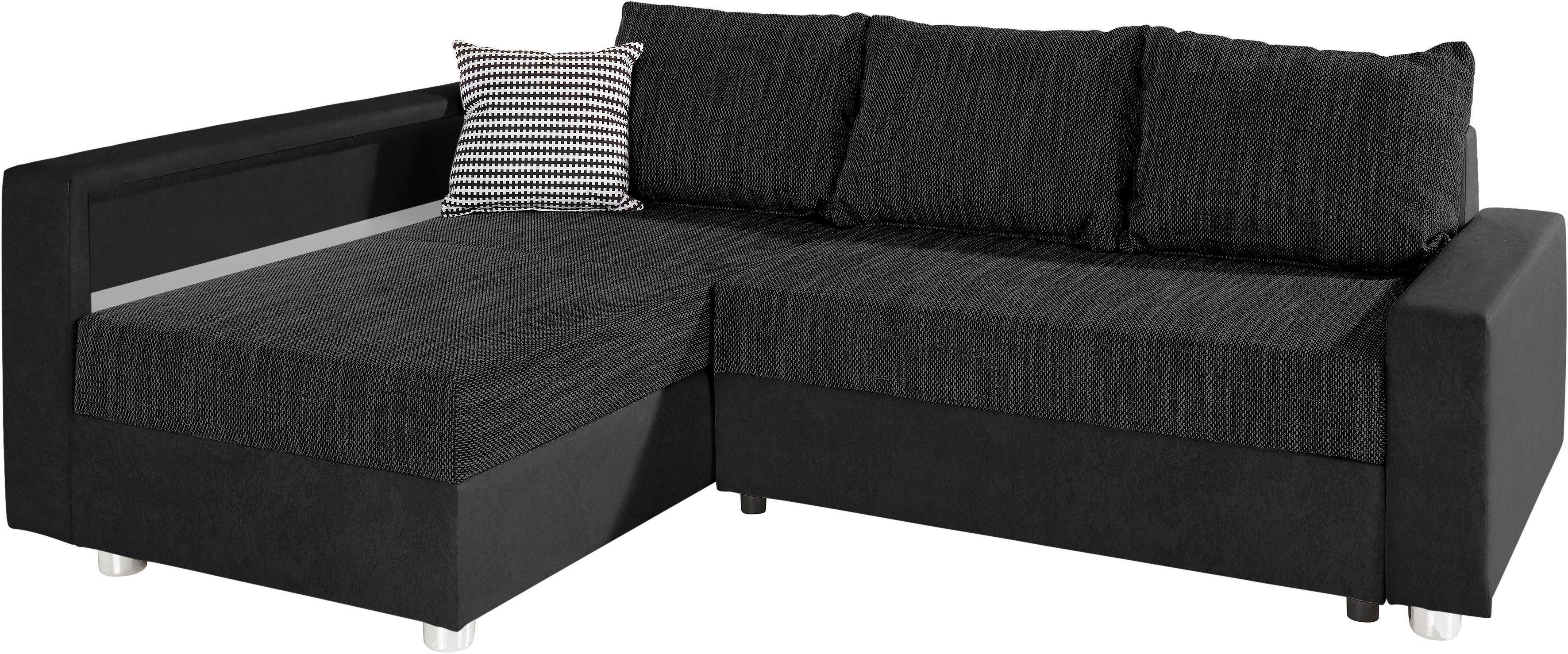 COLLECTION AB Hoekbank Relax L-vorm inclusief slaapfunctie, binnenvering, naar keuze met rgb-ledverlichting