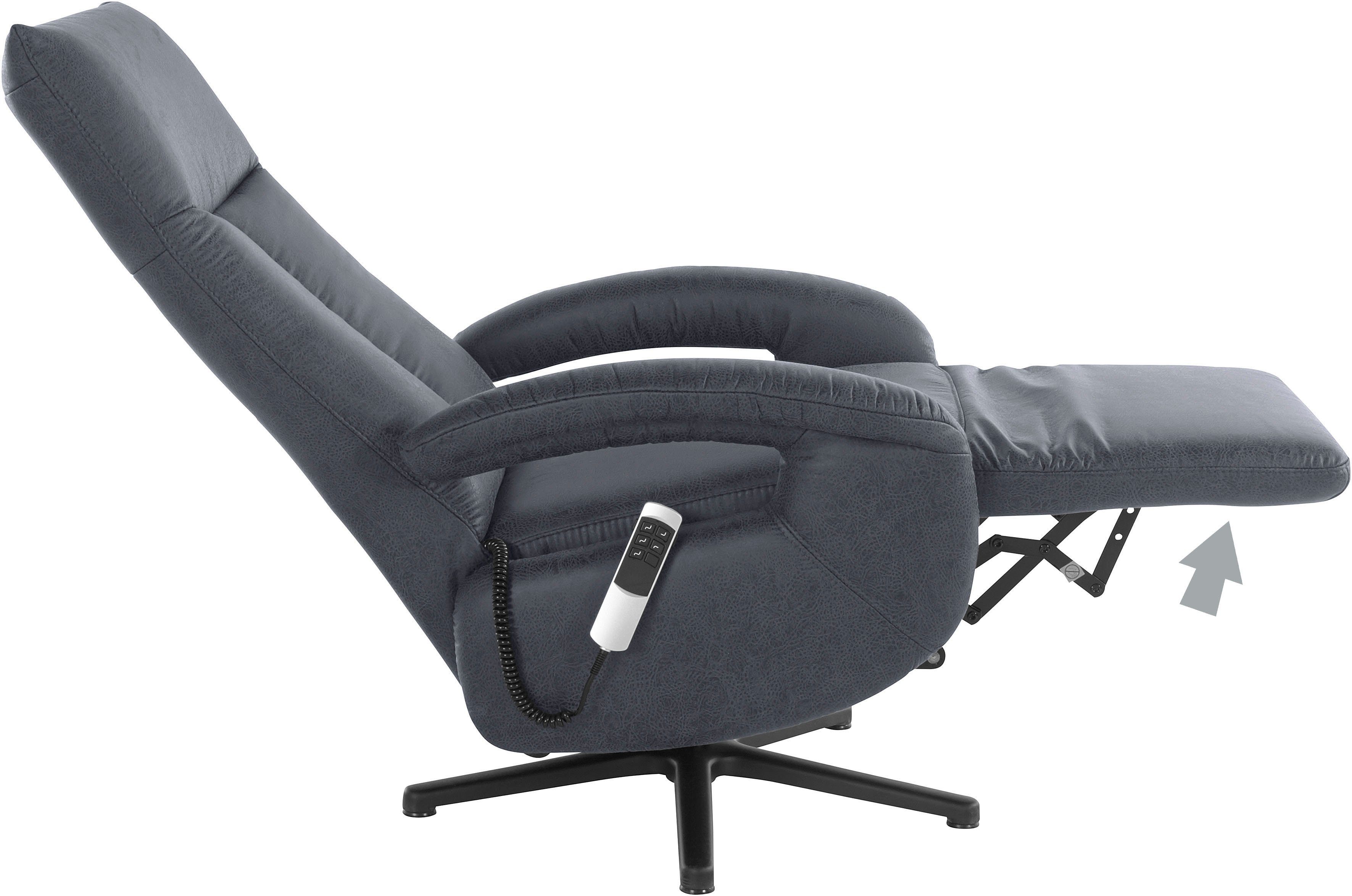 sit&more Relaxfauteuil Tycoon naar keuze handmatig, met twee motoren of met accu of met 2 motoren