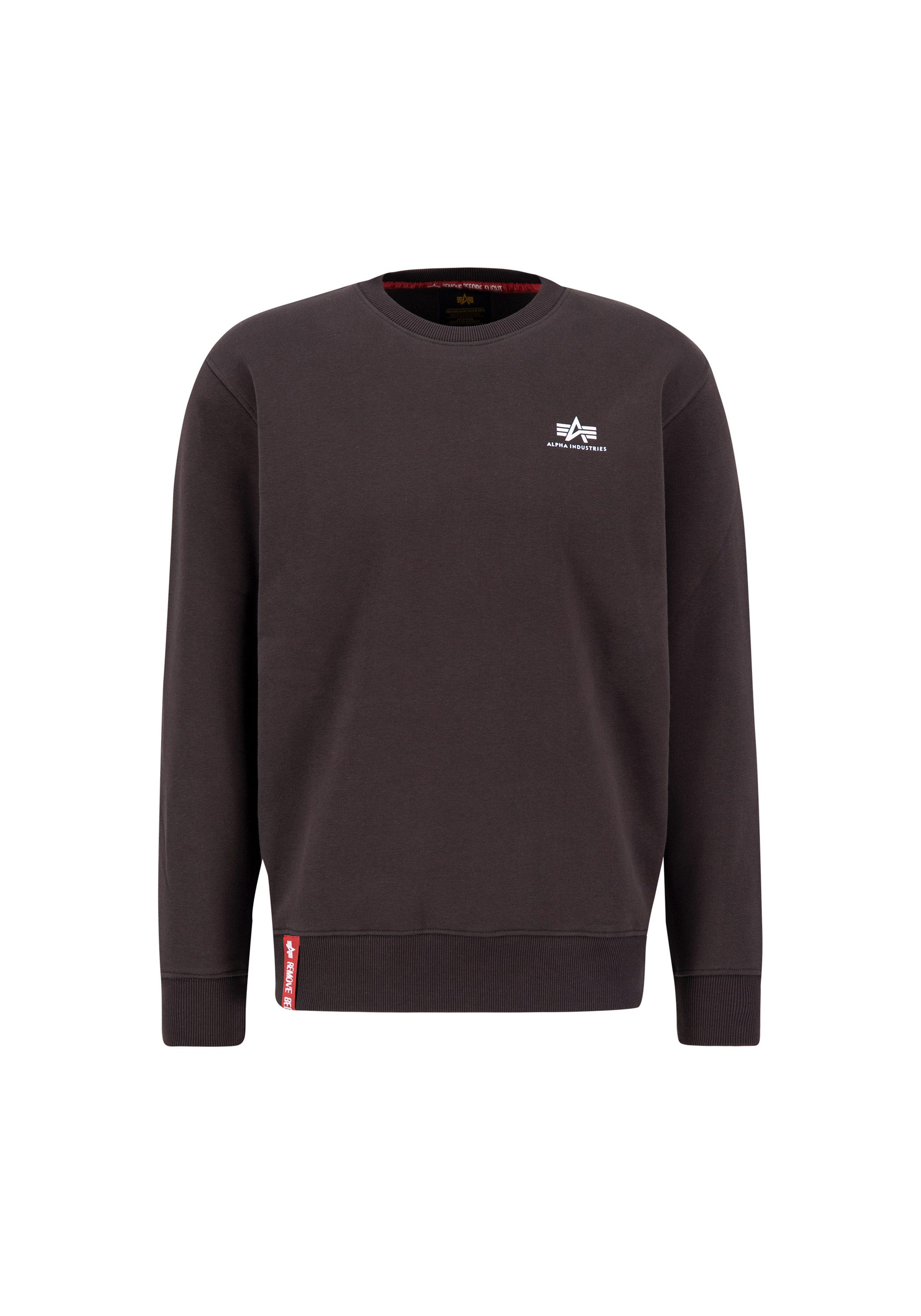 NU 20% KORTING: Alpha Industries Sweater Alpha Industries Men Sweatshirts Basic Sweater Small Logo