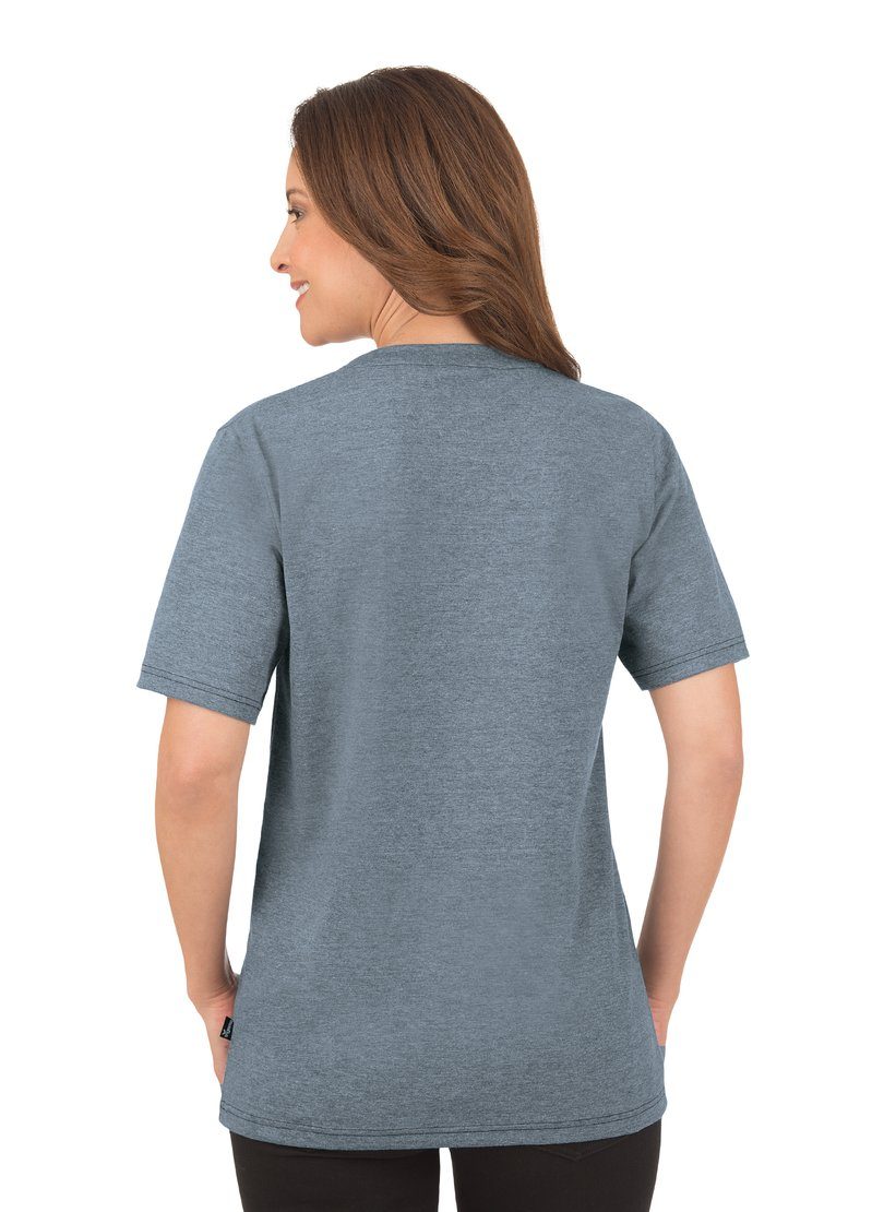Trigema T-shirt Trigema V-Shirt DELUXE katoen (1-delig)
