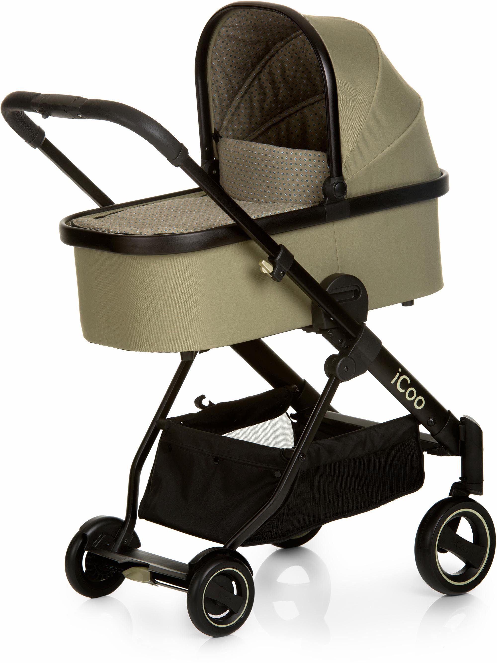 iCoo combi kinderwagen, »Acrobat XL plus trio set Diamond Olive« vind je bij | OTTO