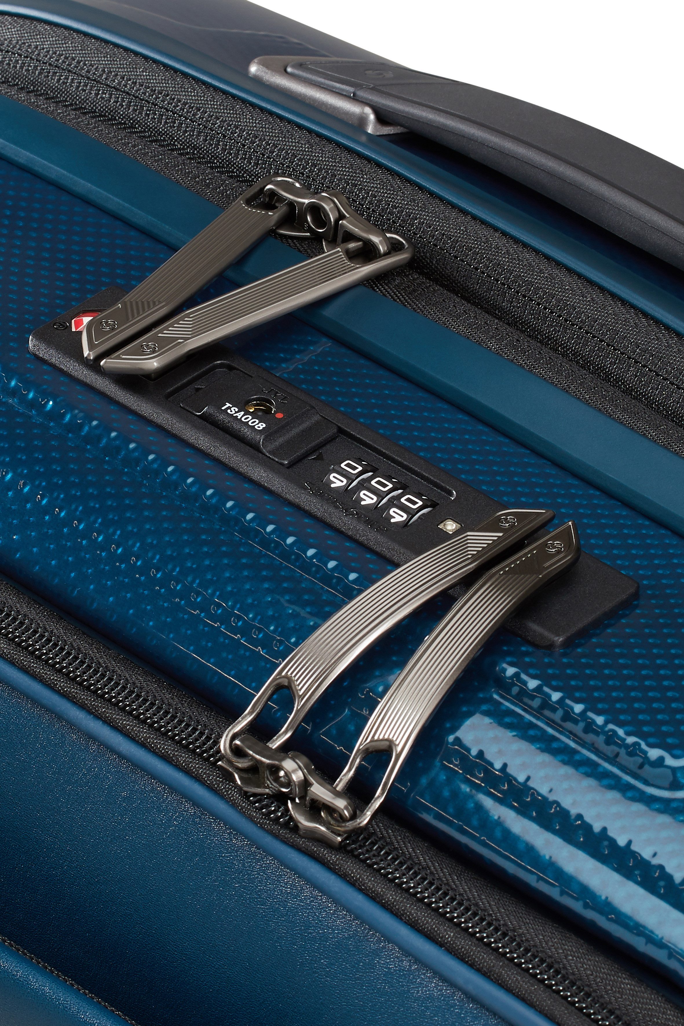 Samsonite Hardshell-trolley PROXIS 55 EXP easy access Handbagage harde koffer volumevergroting laptopvak