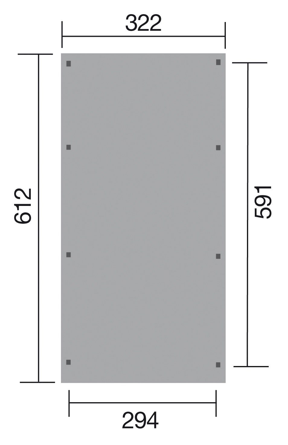 weka Enkele carport Optima 2