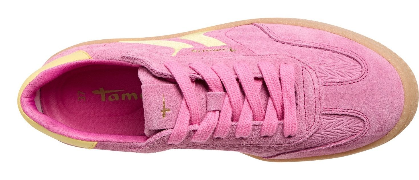 Tamaris Plateausneakers , vrijetijdsschoen, halfschoen, veterschoen met gepolsterde schacht