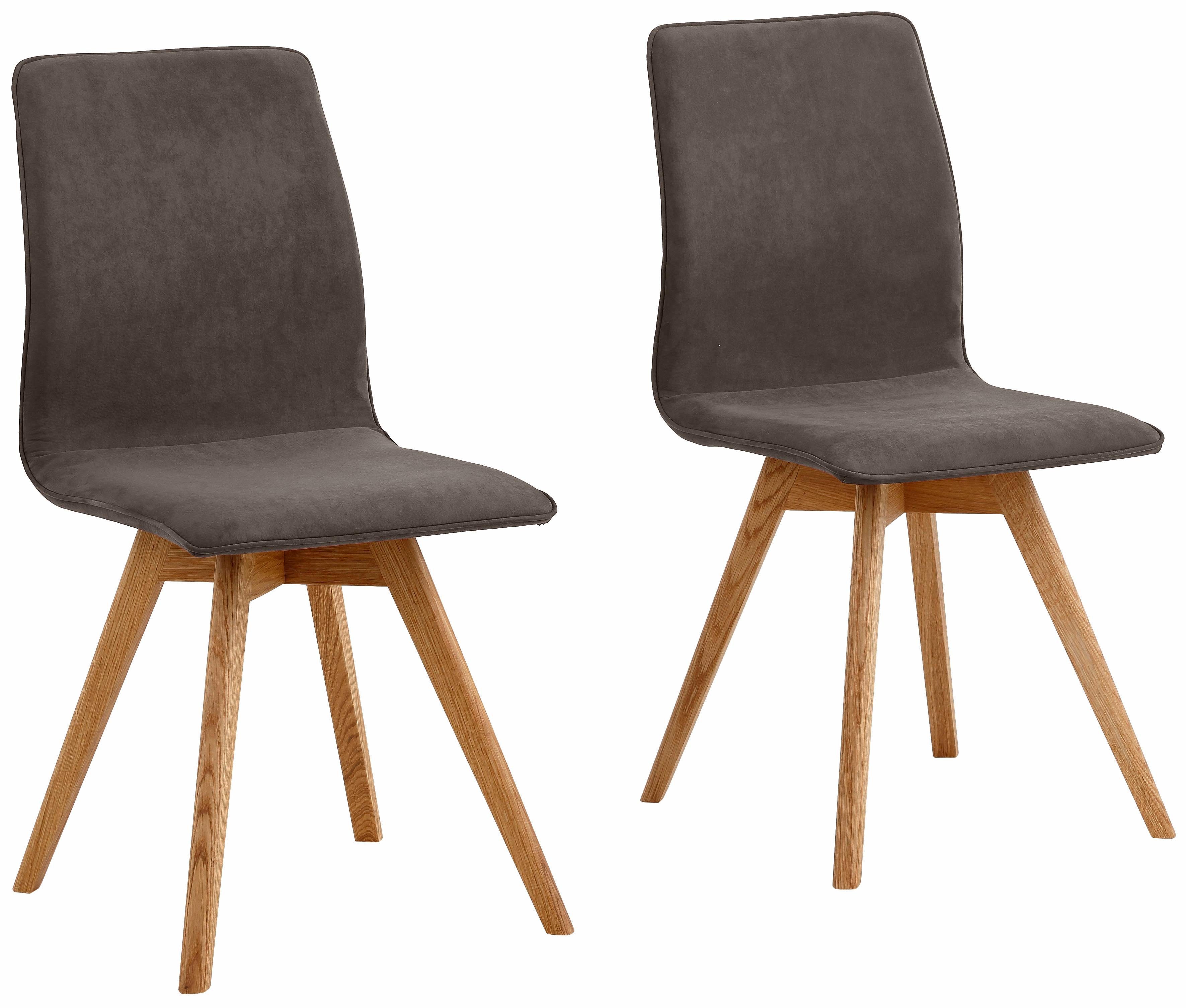 andas Eetkamerstoel Rania Eiken, set van 2/4/6, keukenstoel (set)