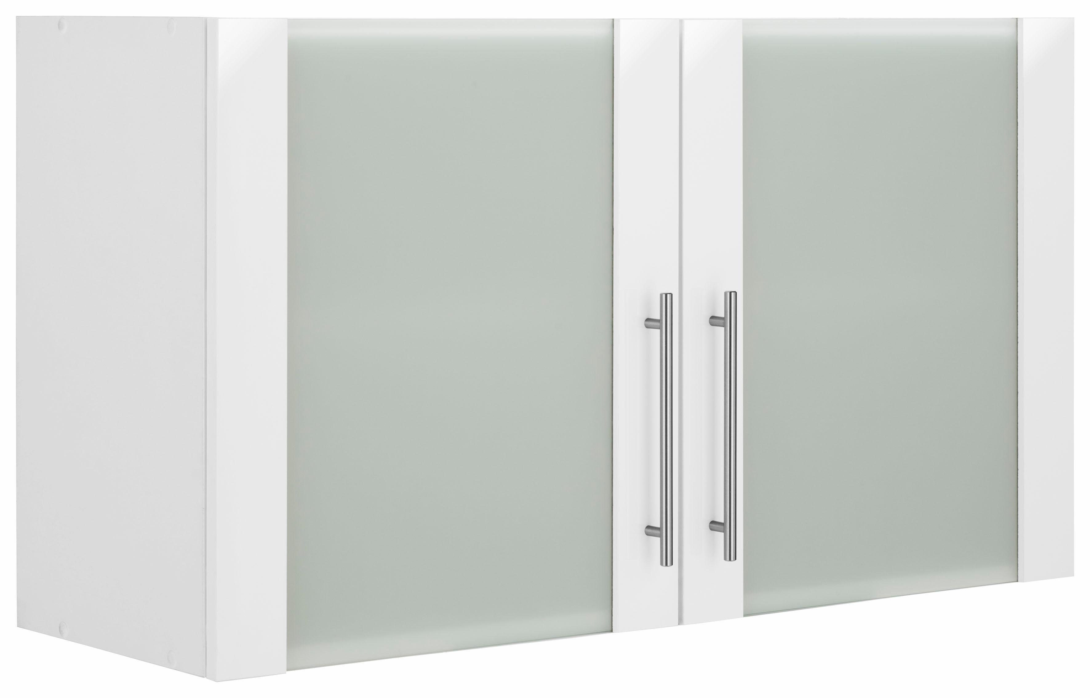 wiho Küchen Hangend kastje met glasdeur Ela Breedte 100 cm hangkasten wit